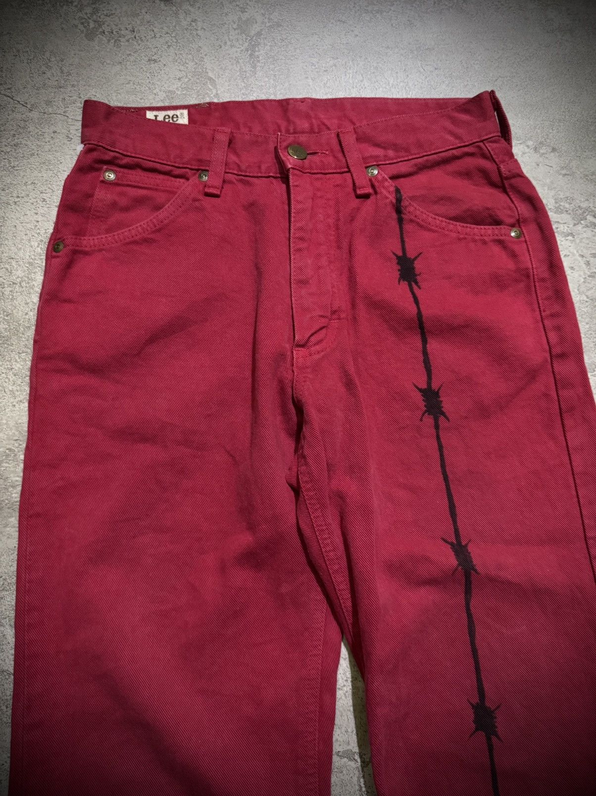 Lee Lee Barbed Wire Ifsixwasnine style Jeans Size US 28 / EU 44 - 3 Thumbnail
