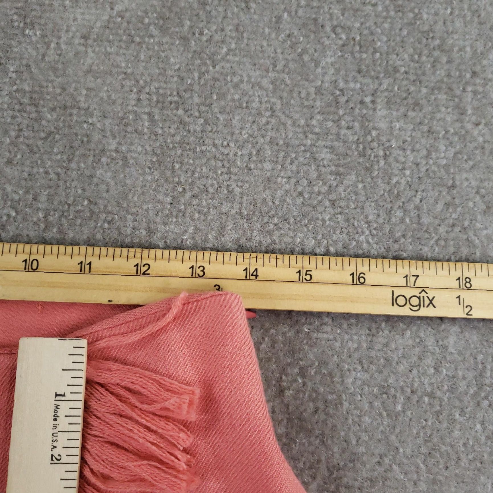 Vintage Beatrice B Skirt Womens A-Line Midi Pink Fringe Wool Julep Medium Size 32" / US 10 / IT 46 - 3 Thumbnail