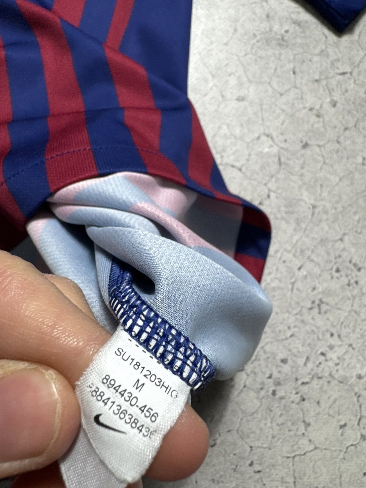 Nike Nike FC Barcelona 2018/2019 Vintage Soccer Jersey Football Size US M / EU 48-50 / 2 - 7 Thumbnail