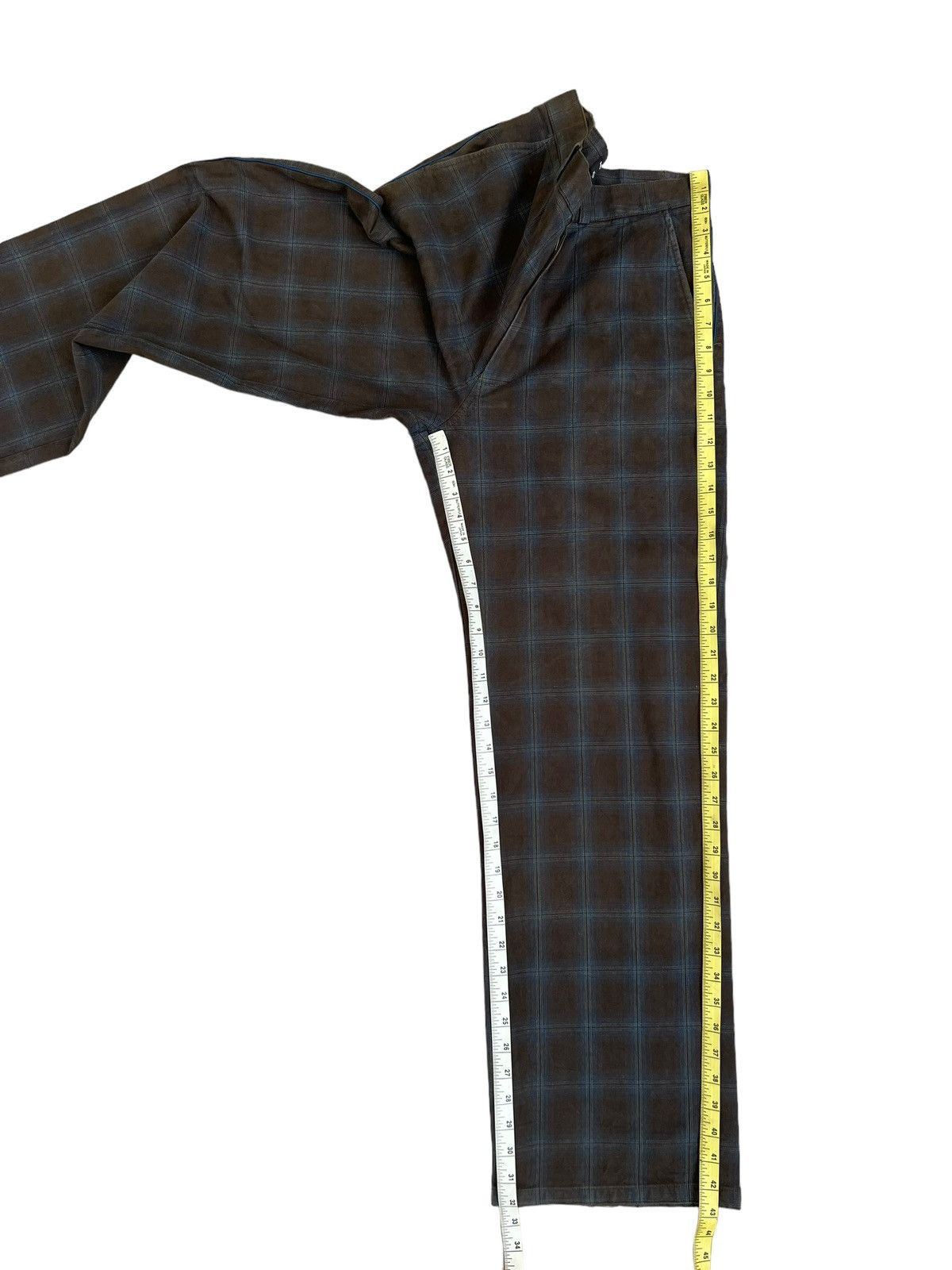 Vintage SAMPLE DESIGN WORKS Japan Shadow Plaid Cargo Trouser Pant Size US 32 / EU 48 - 5 Thumbnail