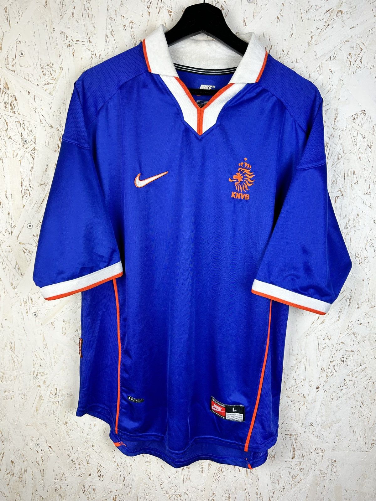 90s Nike Netherlands 1998 KNVB Away Kit WC World Cup Jersey