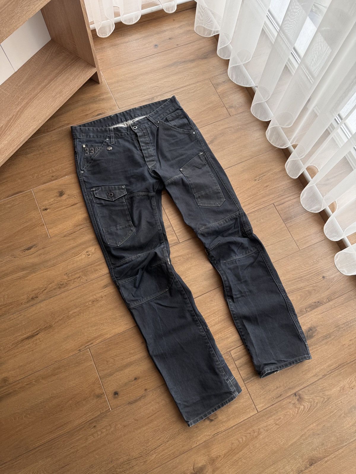 G-Star × Vintage Vintage G-Star Raw Cargo General Tapered Japanese Denim Size US 32 / EU 48 - 2 Thumbnail