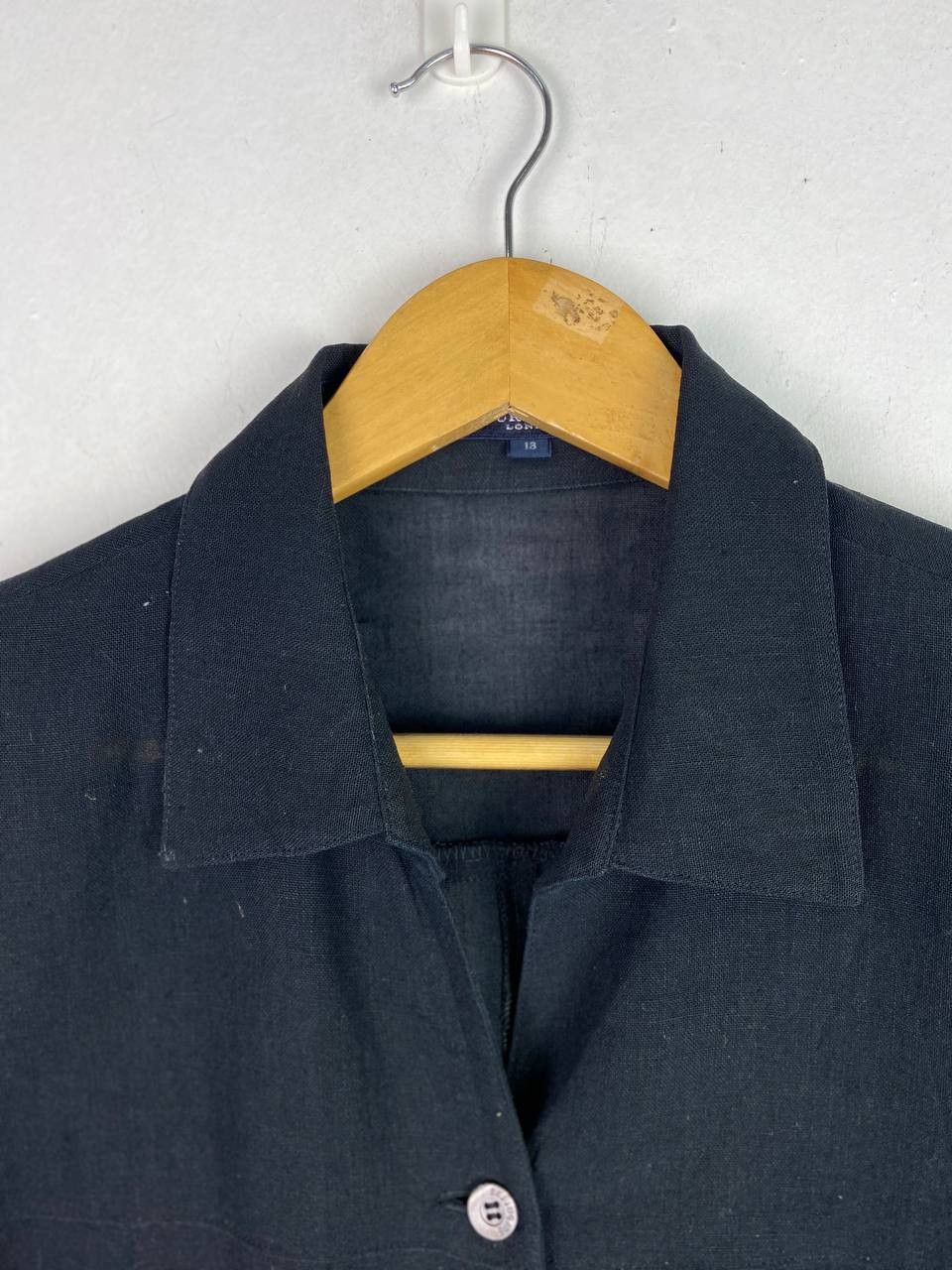 Burberry vintage burberry light black jacket nice design Size L / US 10 / IT 46 - 2 Thumbnail