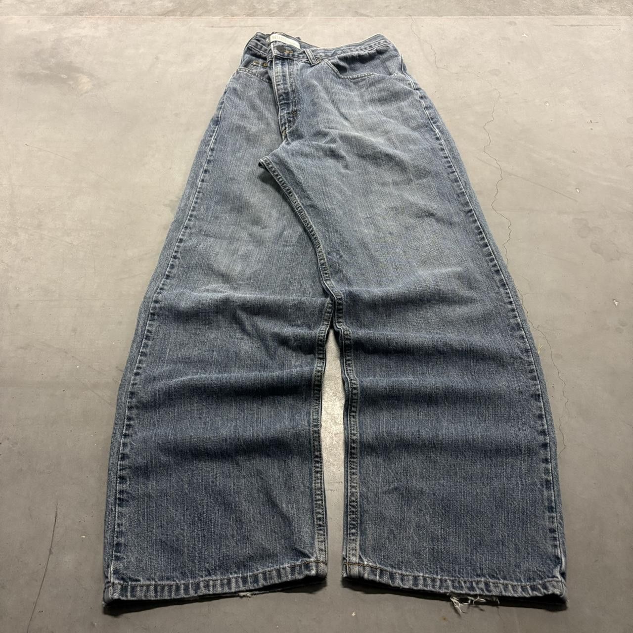 Vintage Crazy Vintage Y2K/2000s Baggy Skater Style Dark Blue Wash Streetwear Grunge Denim Jeans! Size US 36 / EU 52 - 3 Thumbnail