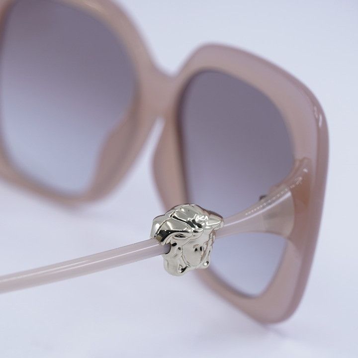 Versace Versace VE4499U 55386E Sunglasses Opal Rose Square Frame Size ONE SIZE - 5 Thumbnail