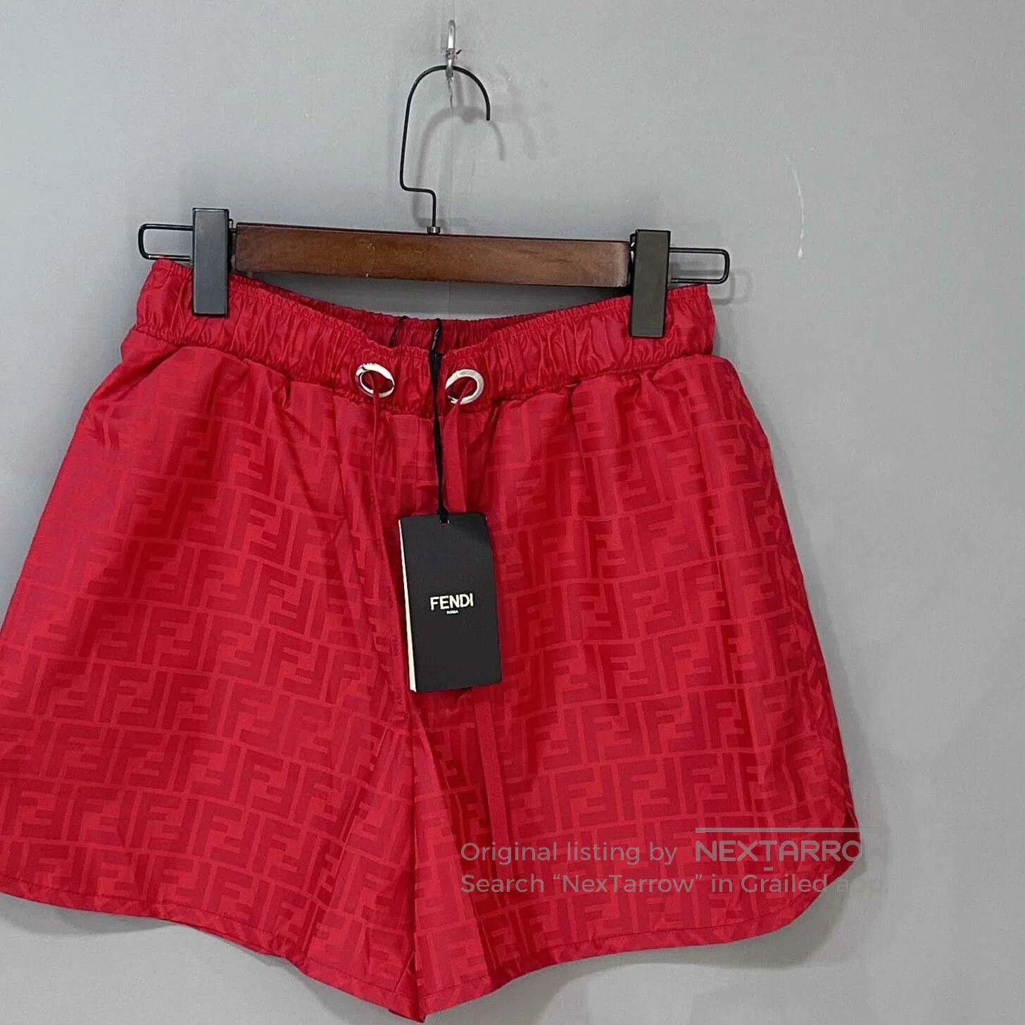 Fendi FENDI All-over Logo Print Shorts. Size US 28 / EU 44 - 3 Thumbnail
