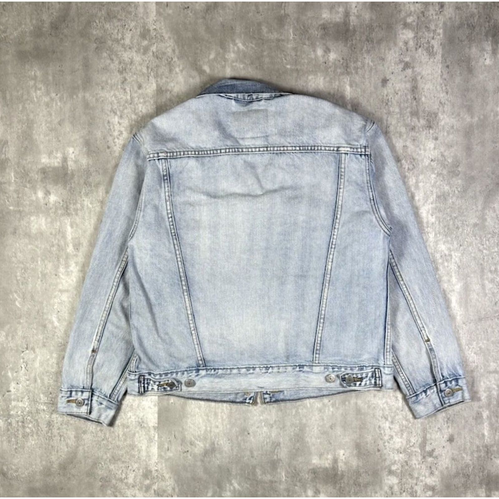 Levi's Levi's Jacket Women M Blue Denim Jean Zip Coat Cotton Western Trucker Size 32" / US 10 / IT 46 - 7 Thumbnail