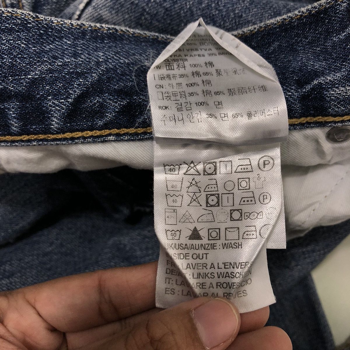 Carhartt 🔥True Vintage Distressed Denim Jeans Workers Carhartt WIP Size US 35 - 19 Thumbnail