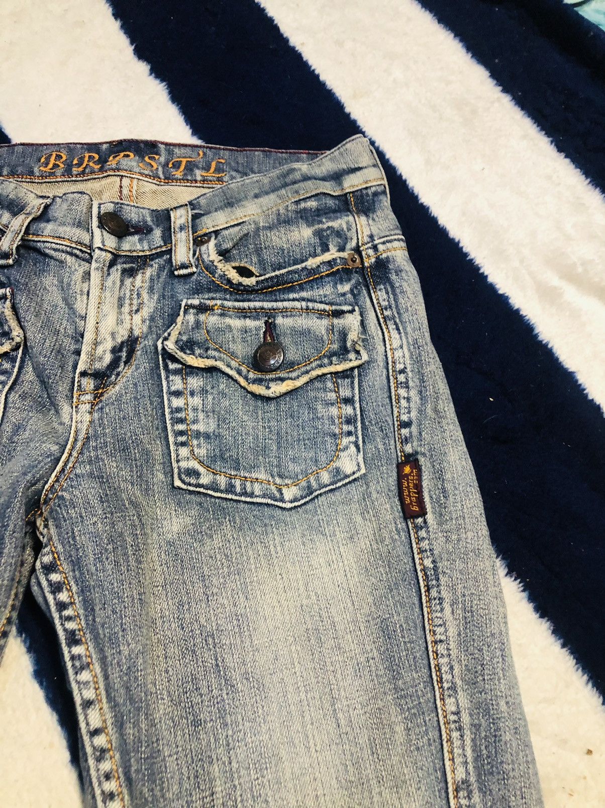 Japanese Brand Brappers flare (1) Size 28" / US 6 / IT 42 - 6 Thumbnail