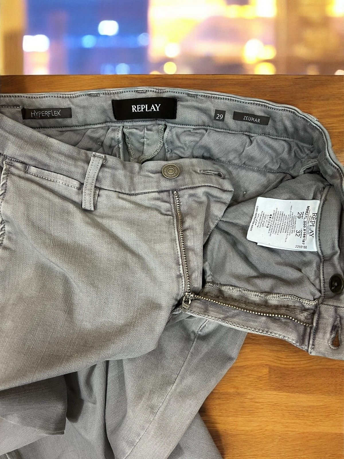 Replay Replay Zeumar Hyperflex jeans size W29 L32 Size US 29 - 5 Thumbnail