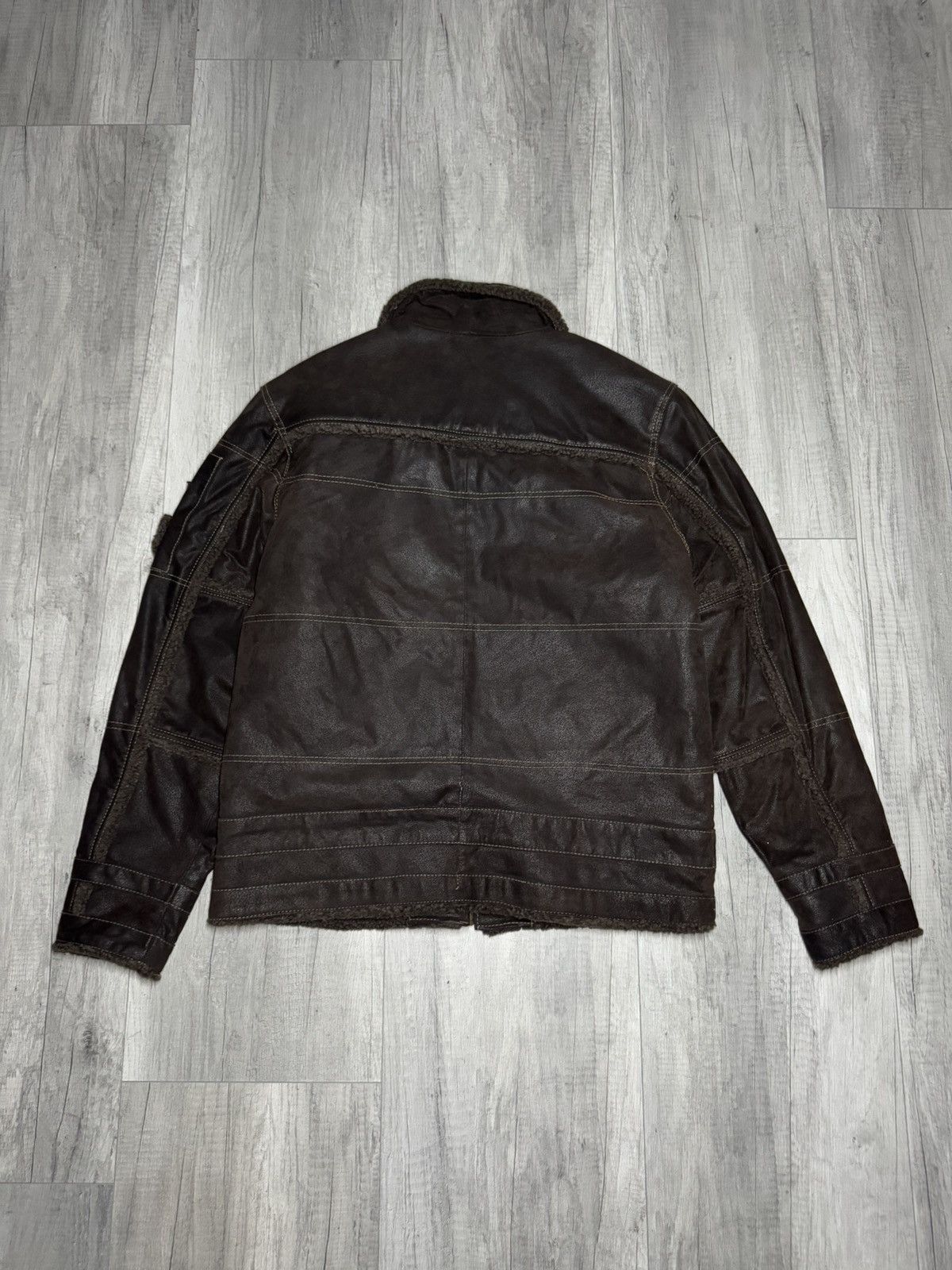 Genuine Leather × Vintage Vintagge leather jacket L avant garde retro Size US L / EU 52-54 / 3 - 9 Thumbnail