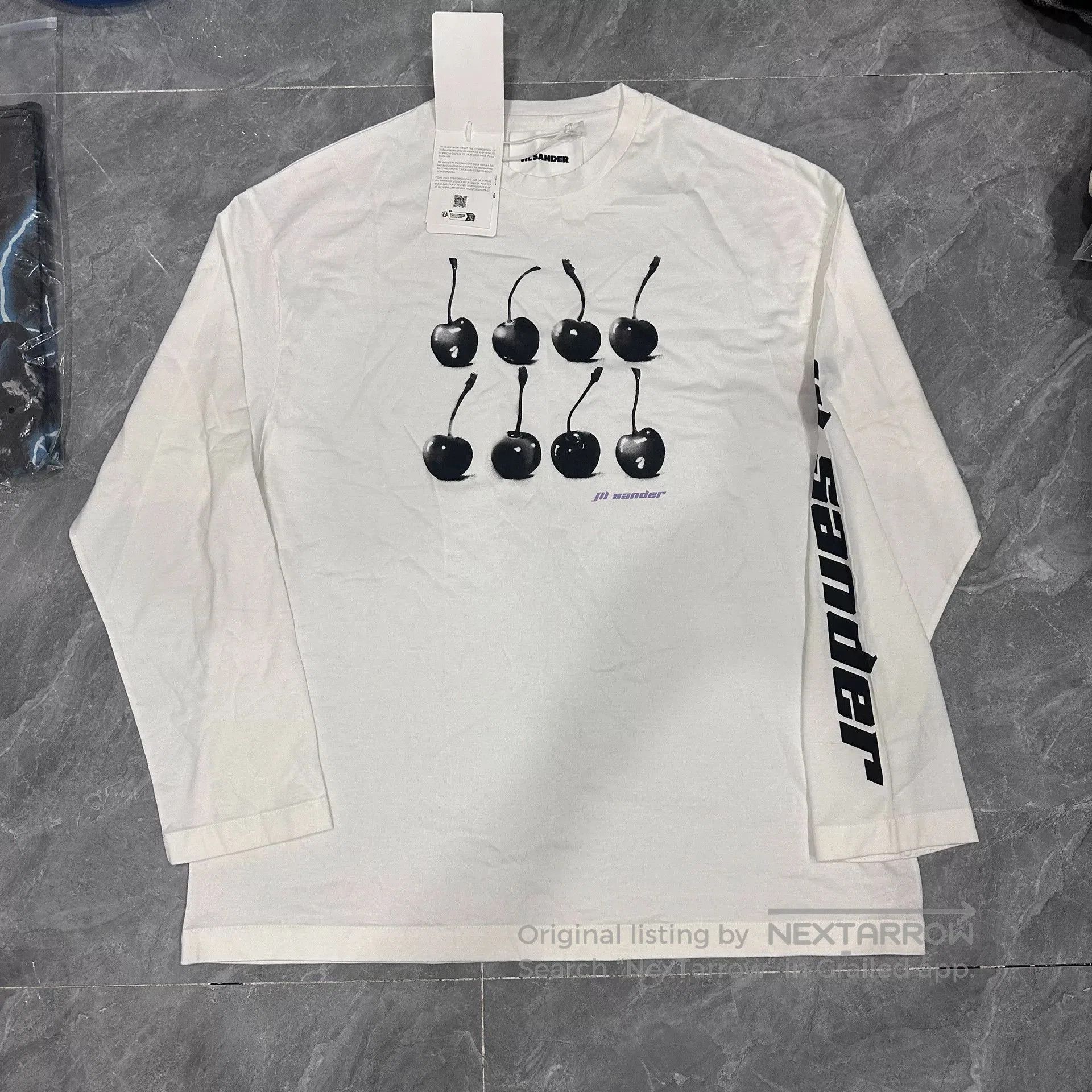 Jil Sander Jil Sander New Long Sleeve Cherry Design. Size US S / EU 44-46 / 1 - 1 Thumbnail