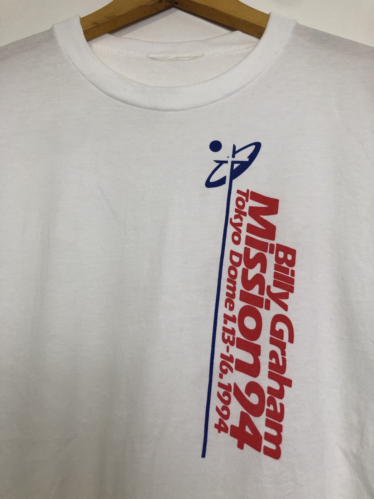 Vintage Vintage Billy Graham Mission 94 Tokyo Dome T-Shirt Size US M / EU 48-50 / 2 - 2 Thumbnail