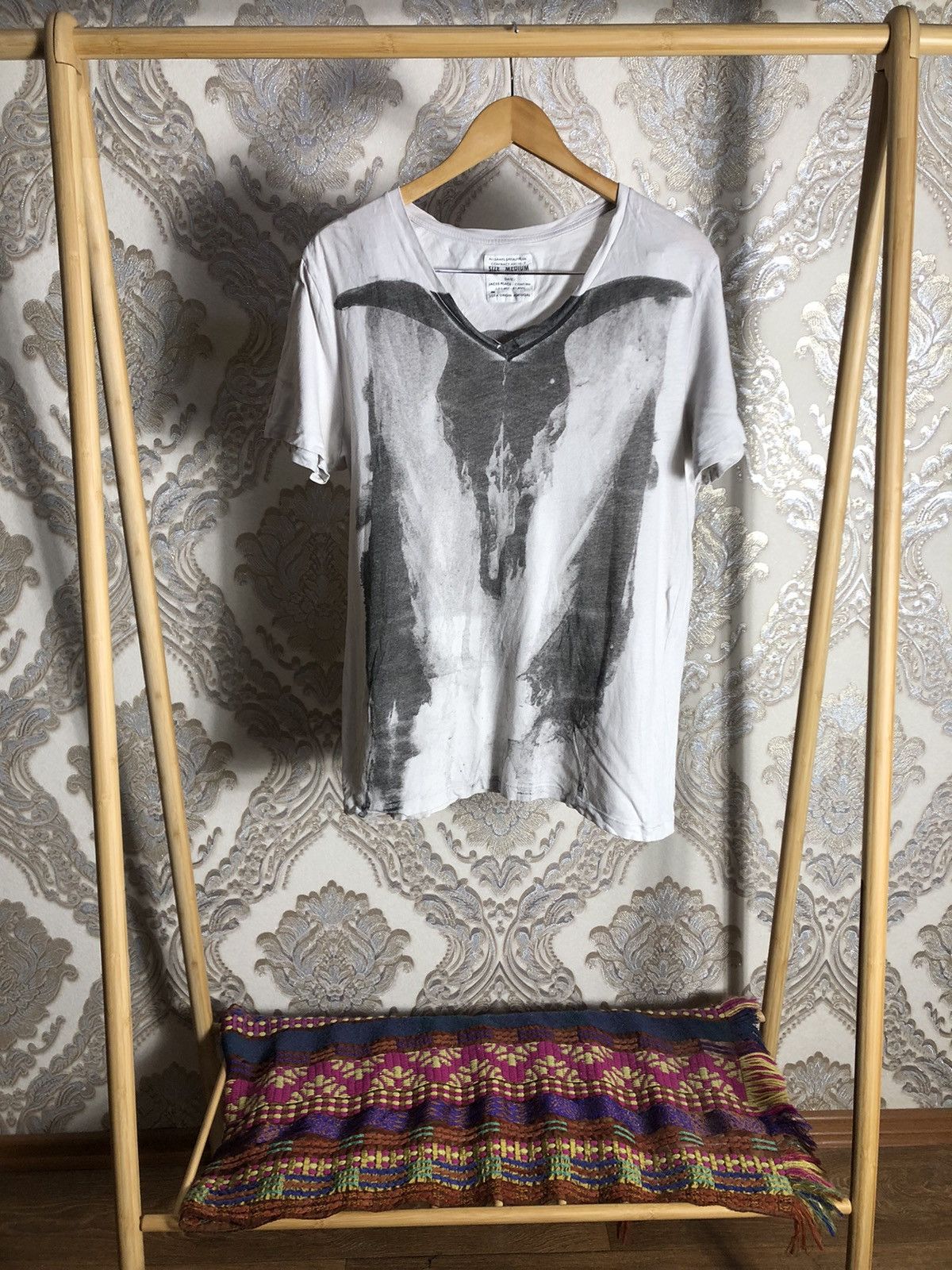 Allsaints VERY RARE ALLSAINTS SPITALFIELDS DESIGNER T-SHIRT Y2K 90s Size US M / EU 48-50 / 2 - 1 Thumbnail