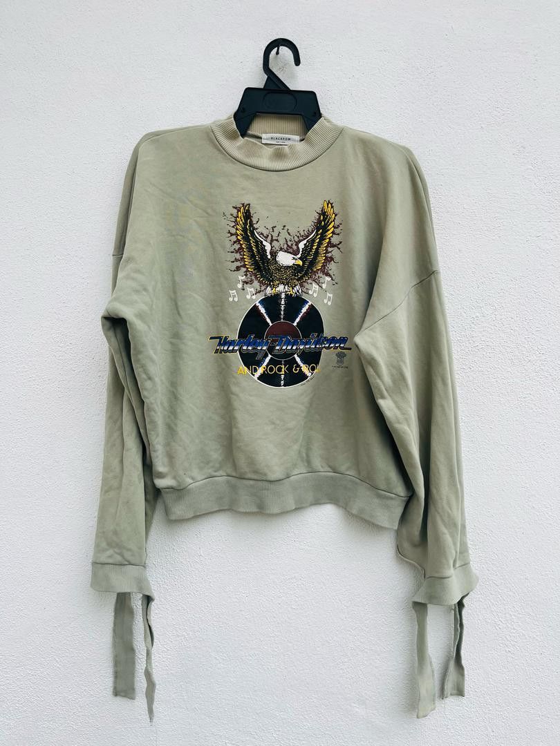 Harley Davidson Vintage Harley Davidson Rock And Roll Custom Sweatshirt Size M / US 6-8 / IT 42-44 - 1 Thumbnail