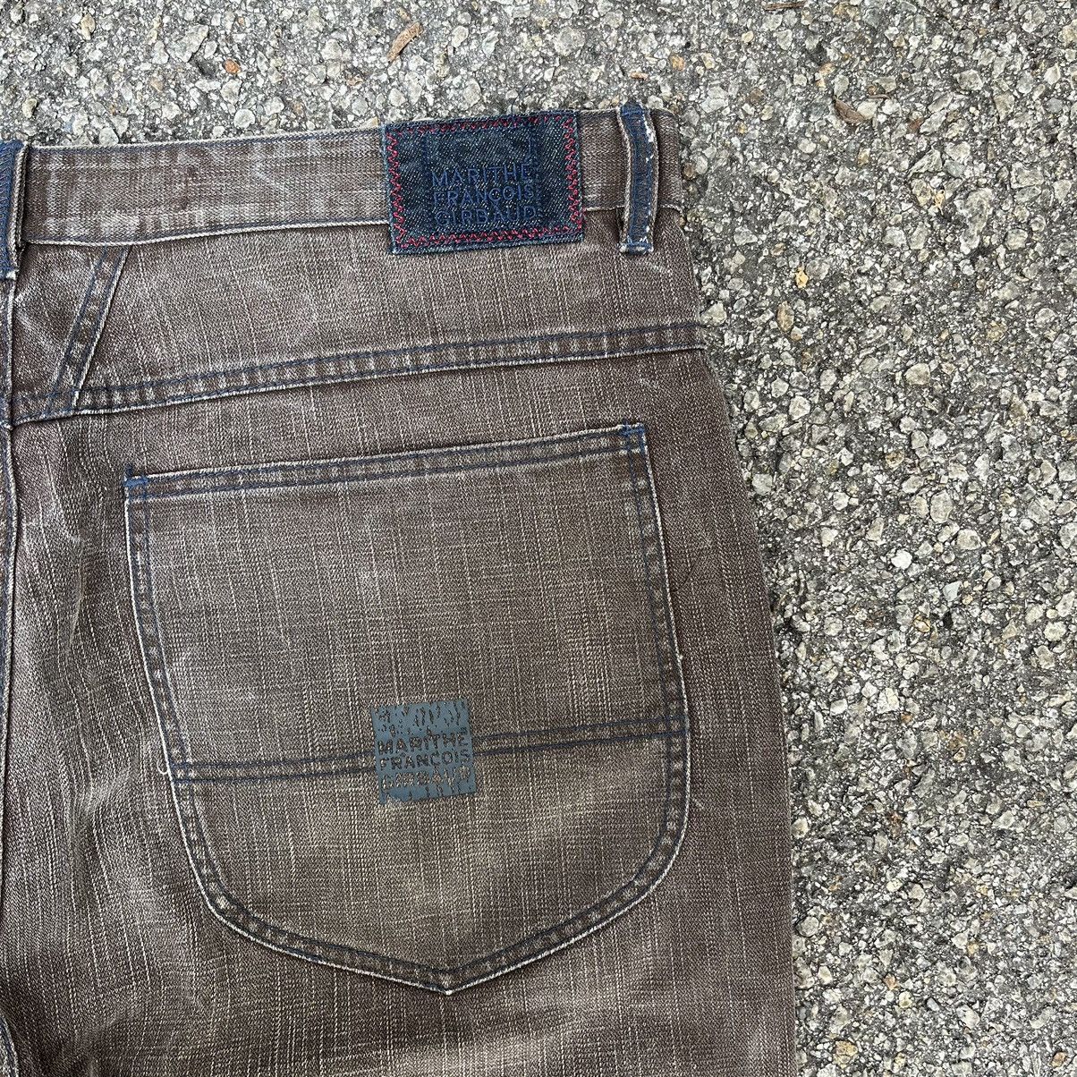 Marithe + Francois Girbaud VINTAGE Y2K MARITHE FRANCOIS GIRBAUD MFG BROWN SKATER JEANS Size US 41 - 10 Thumbnail