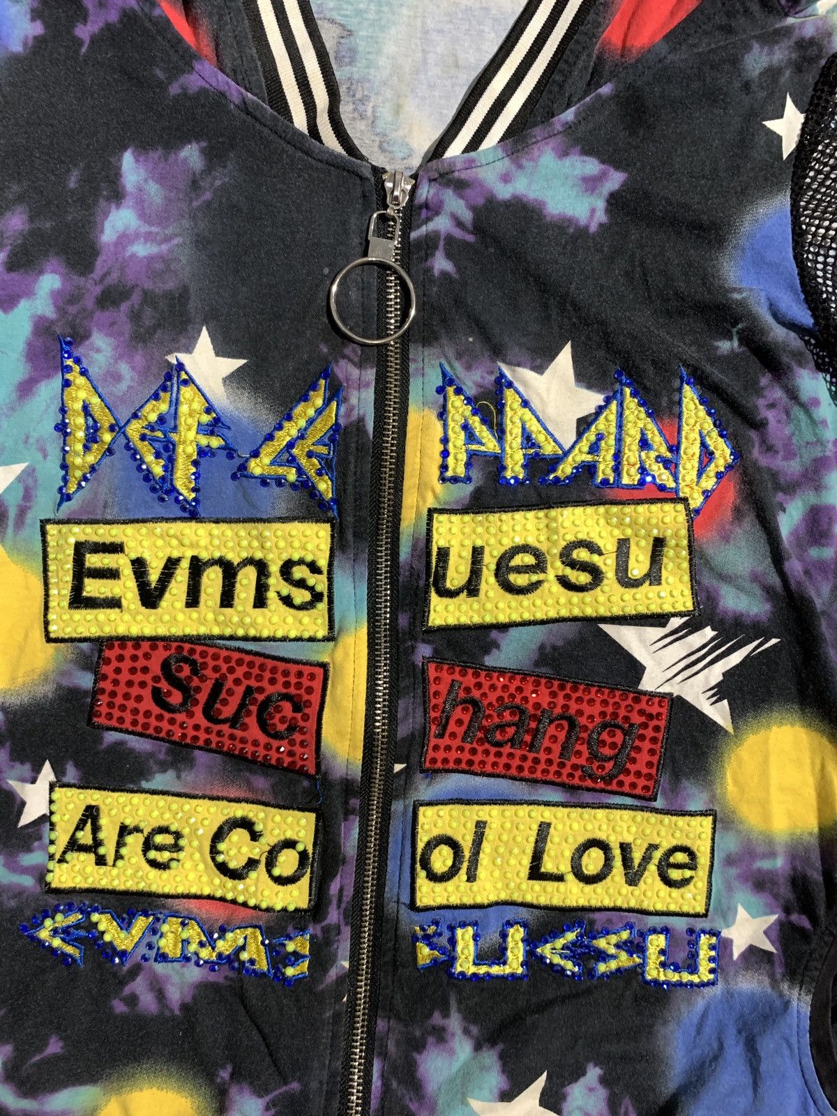 Beauty Beast × If Six Was Nine × Japanese Brand SUCHANG HOODIE ZIPPER SHORT SLEEVE PUNK STYLE Size L / US 10 / IT 46 - 4 Thumbnail