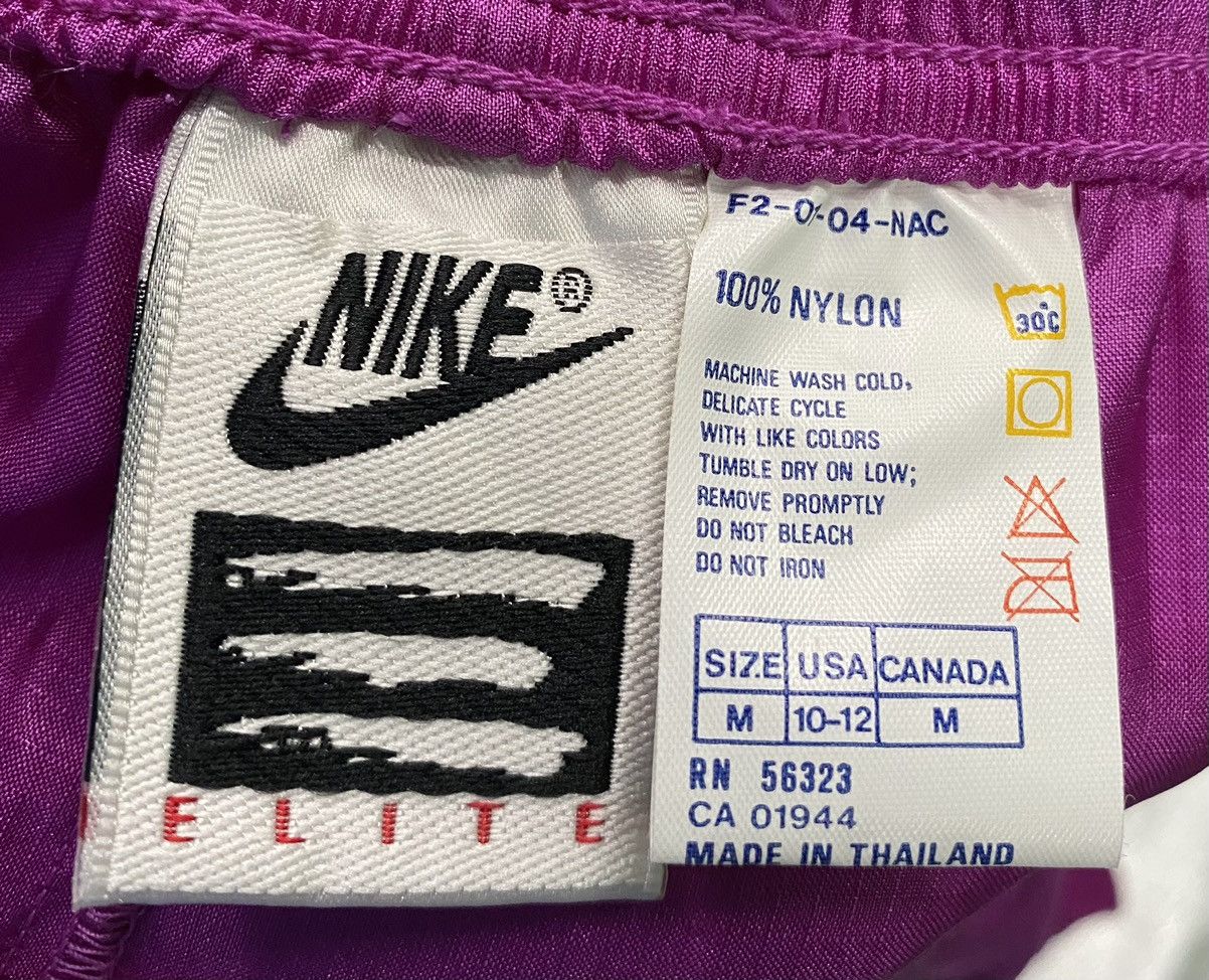Nike VTG 90’s Nike Elite Spellout Ballon Baggy Windbreaker Pants Size 30" / US 8 / IT 44 - 6 Thumbnail