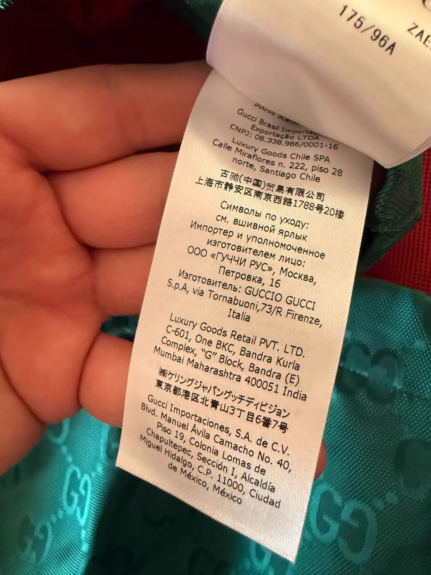 Gucci Gucci Full Logo Green Jacket Size 50 Size US M / EU 48-50 / 2 - 9 Thumbnail
