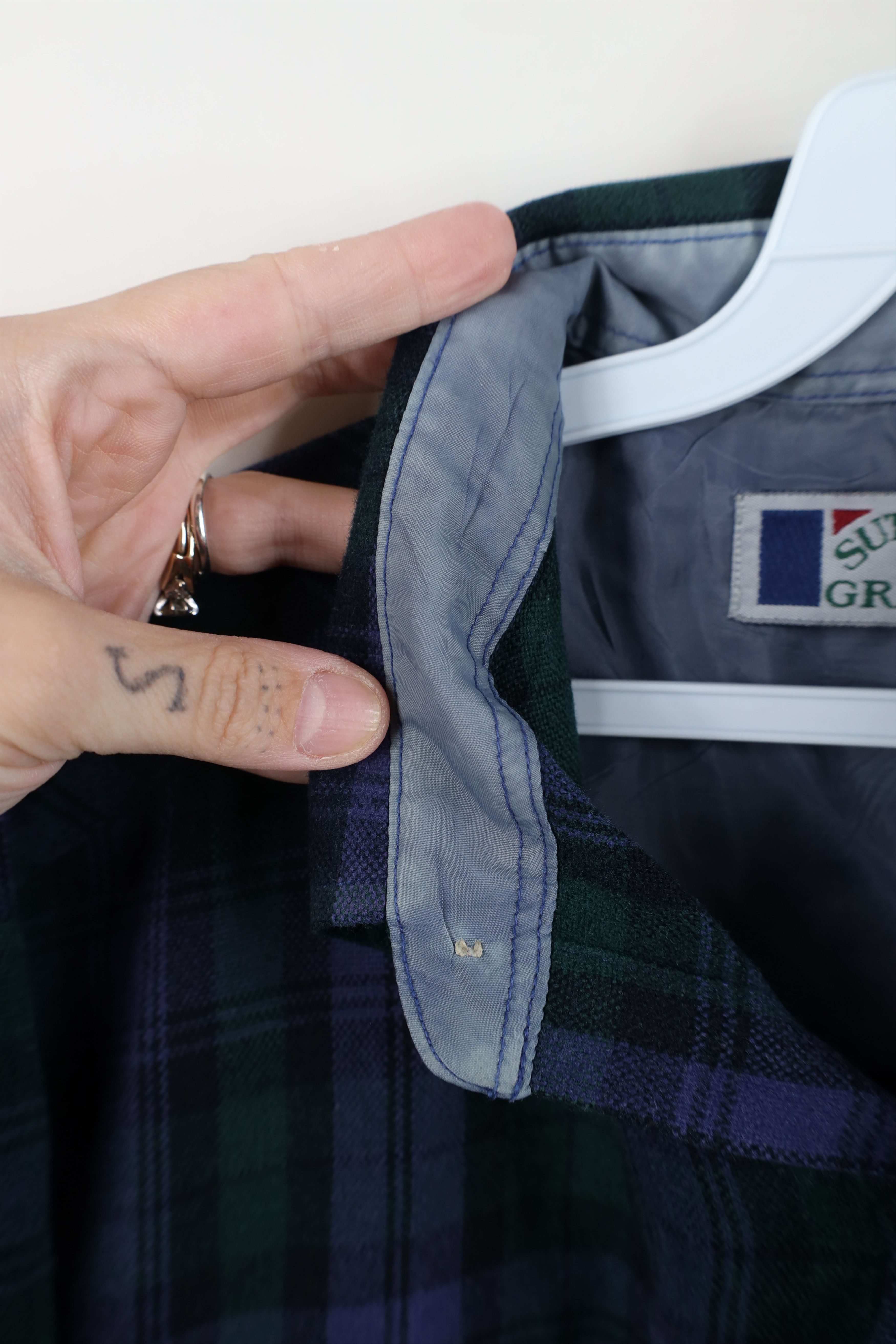 Vintage Vintage 90s Streetwear Knit Collared Board Button Shirt Size US M / EU 48-50 / 2 - 9 Thumbnail