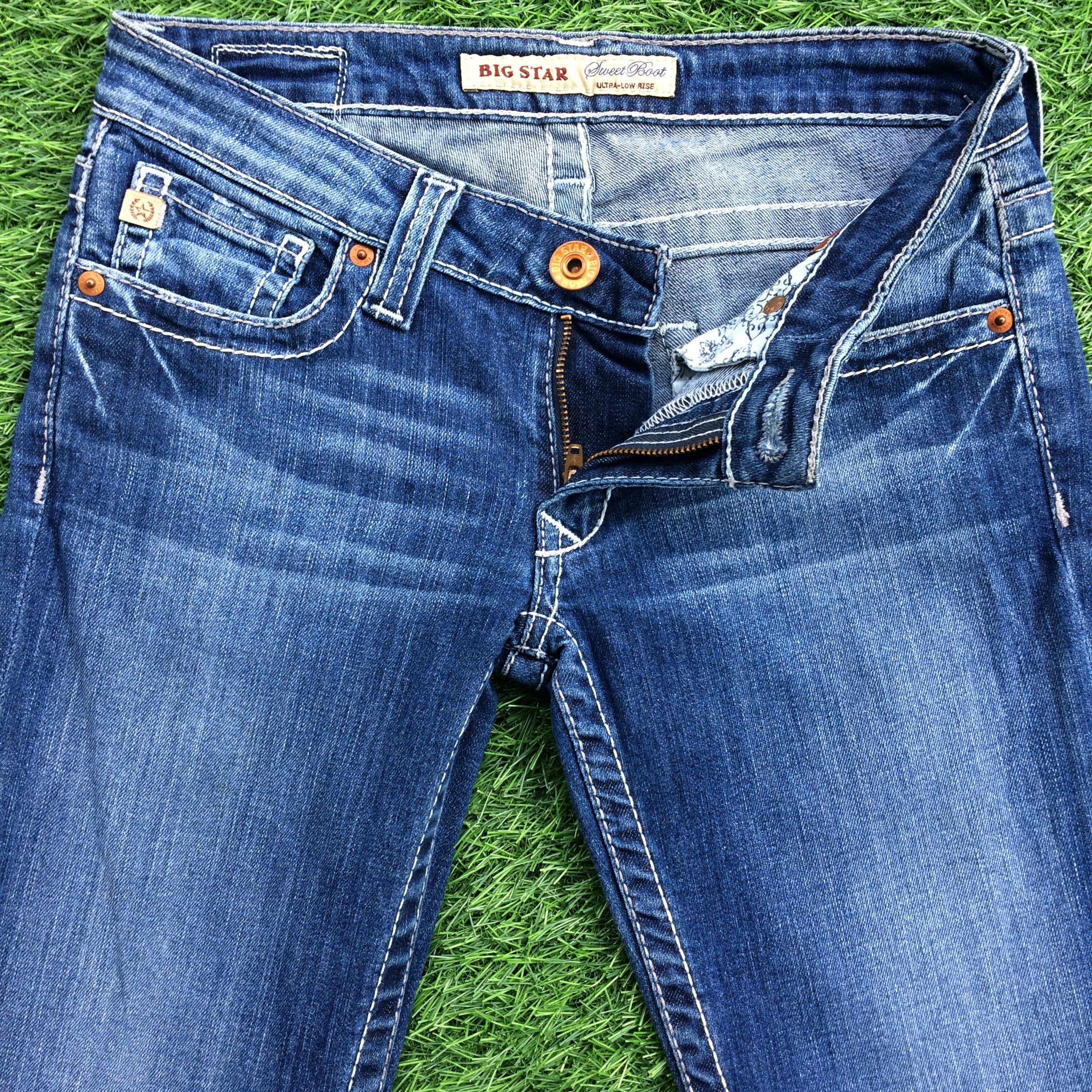 Big Star Big Star Low Rise Bootcut Jeans D-868 Size 26" / US 2 / IT 38 - 3 Thumbnail
