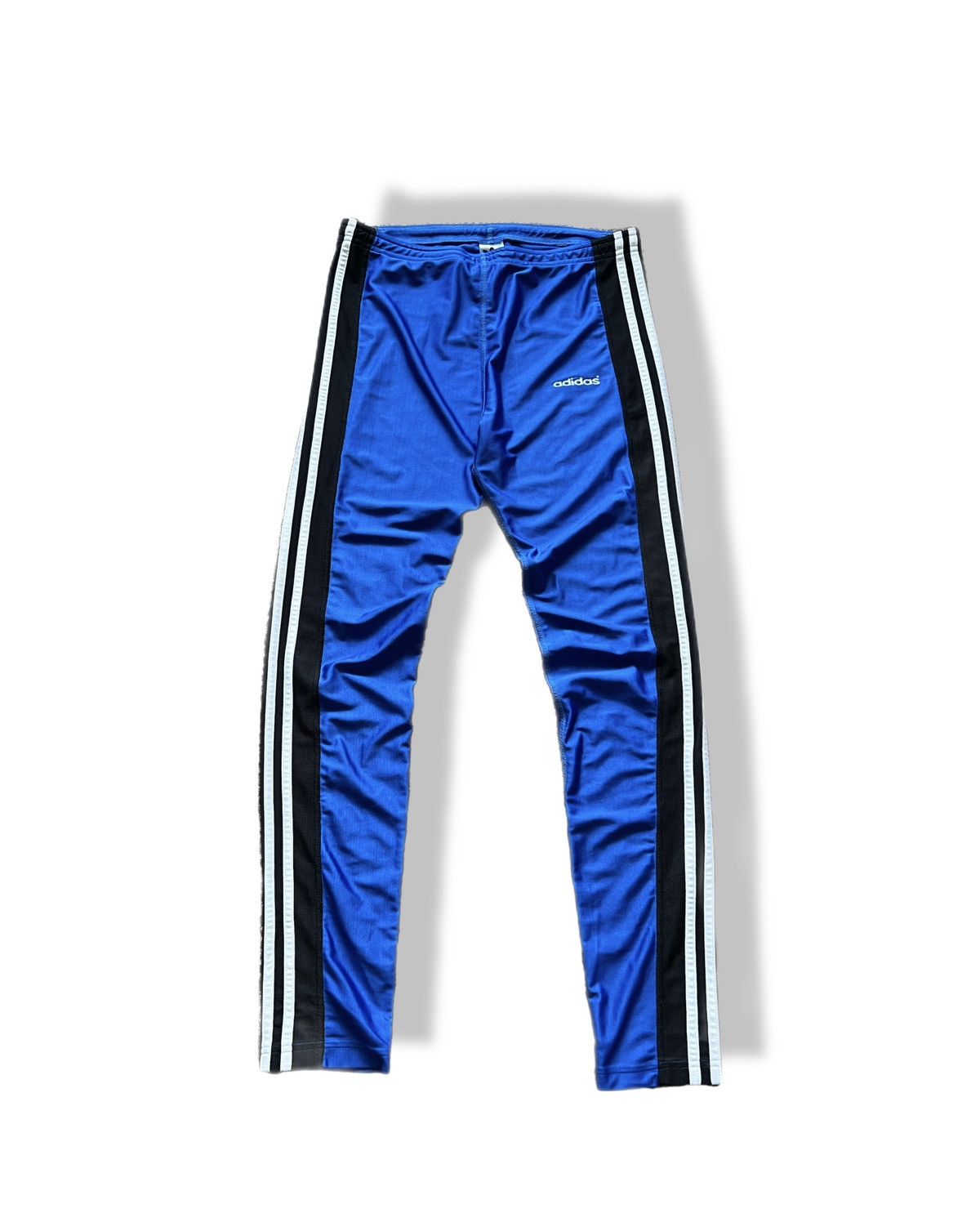 Adidas Adidas Leggings Blue Vintage Size L Rare 90s Size US 34 / EU 50 - 1 Thumbnail