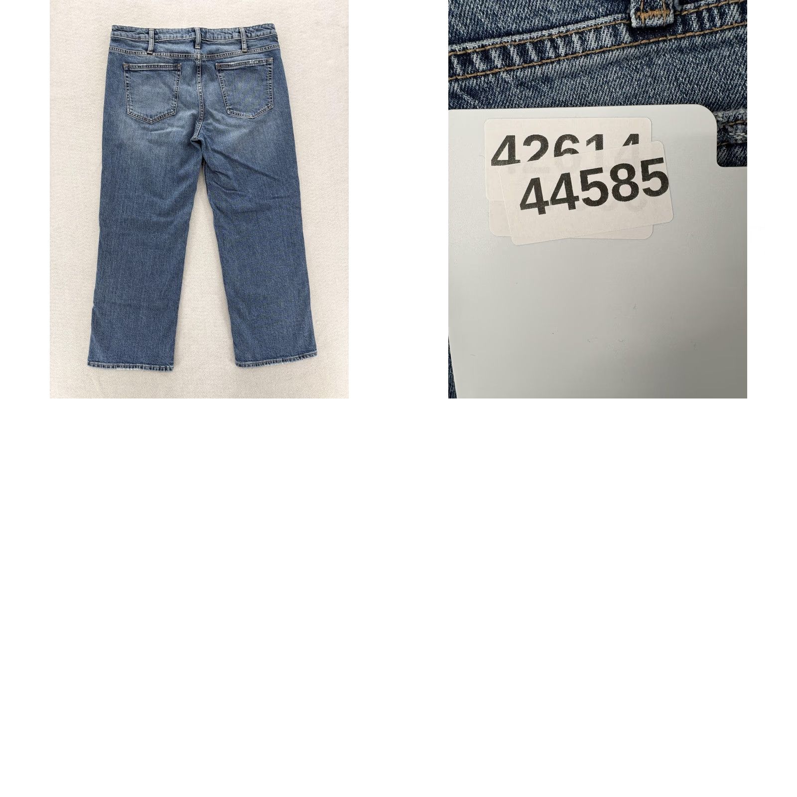 Silver Jeans Co. VINTAGE Silver Jeans Eyes On Wide Womens Jeans 32x26 Blue Relaxed Wide-Leg Crop Stretch Denim Womens Size 24" / US 00 / IT 34 - 9 Thumbnail