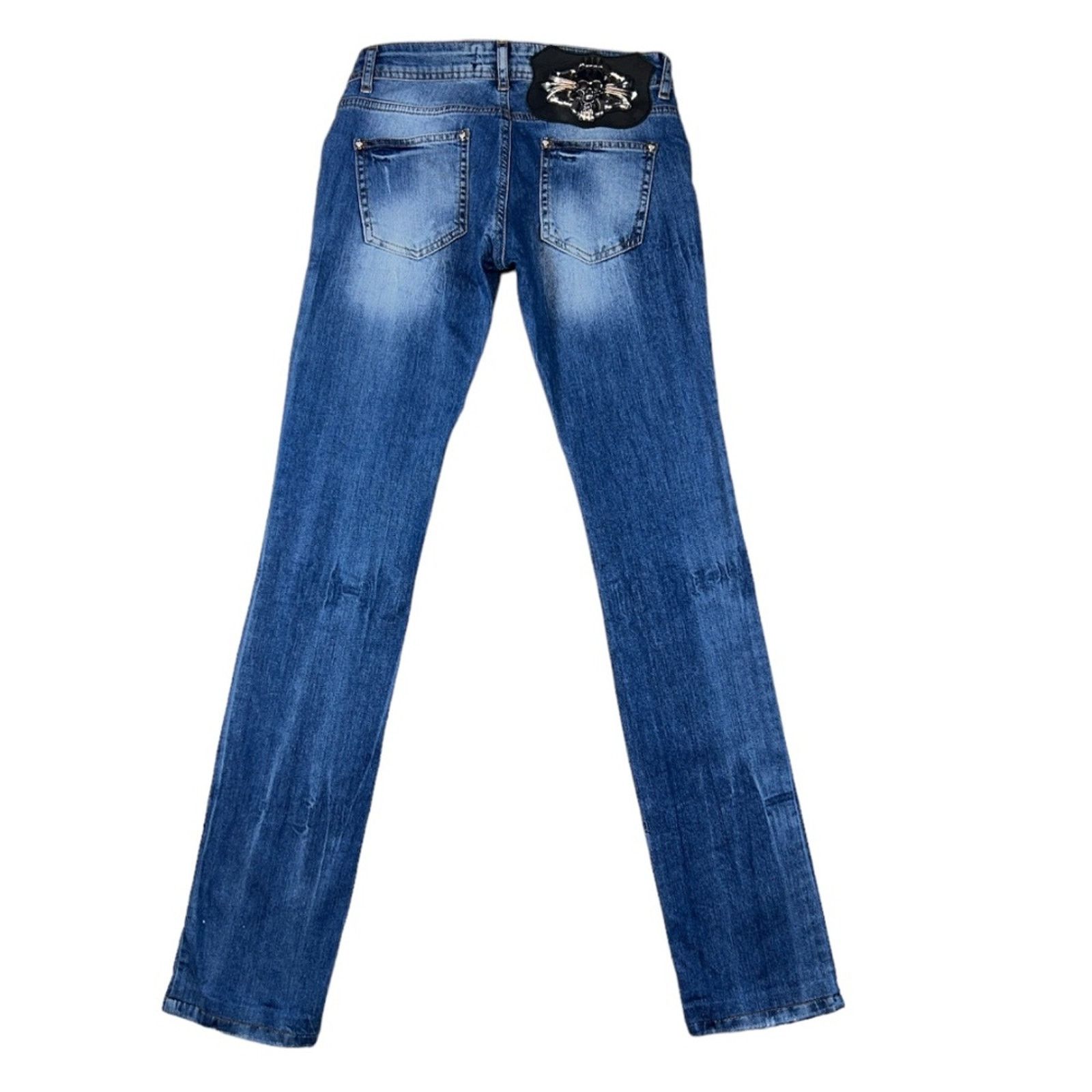 Philipp Plein Philipp Plein Blue Jeans | Size 28 Size 28" / US 6 / IT 42 - 2 Thumbnail