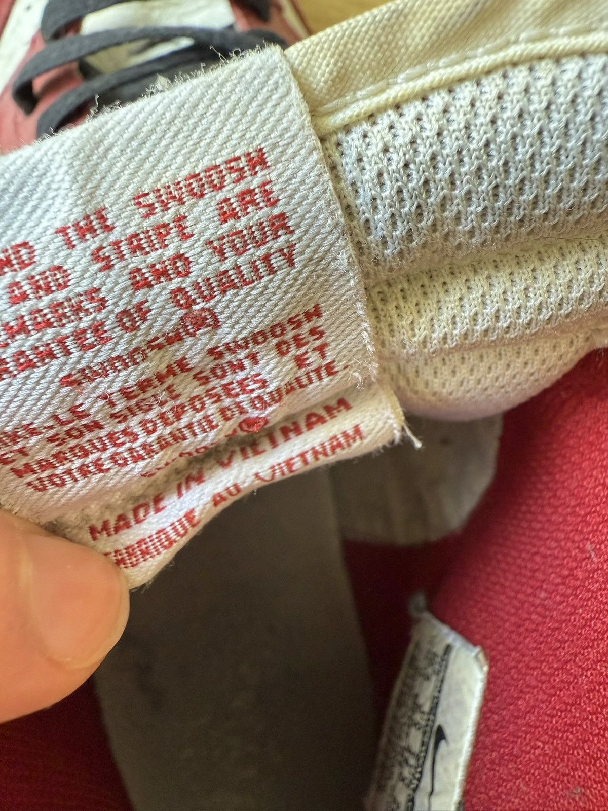 Nike High Top Dunks Championship White Red Size US 10.5 / EU 43-44 - 7 Thumbnail