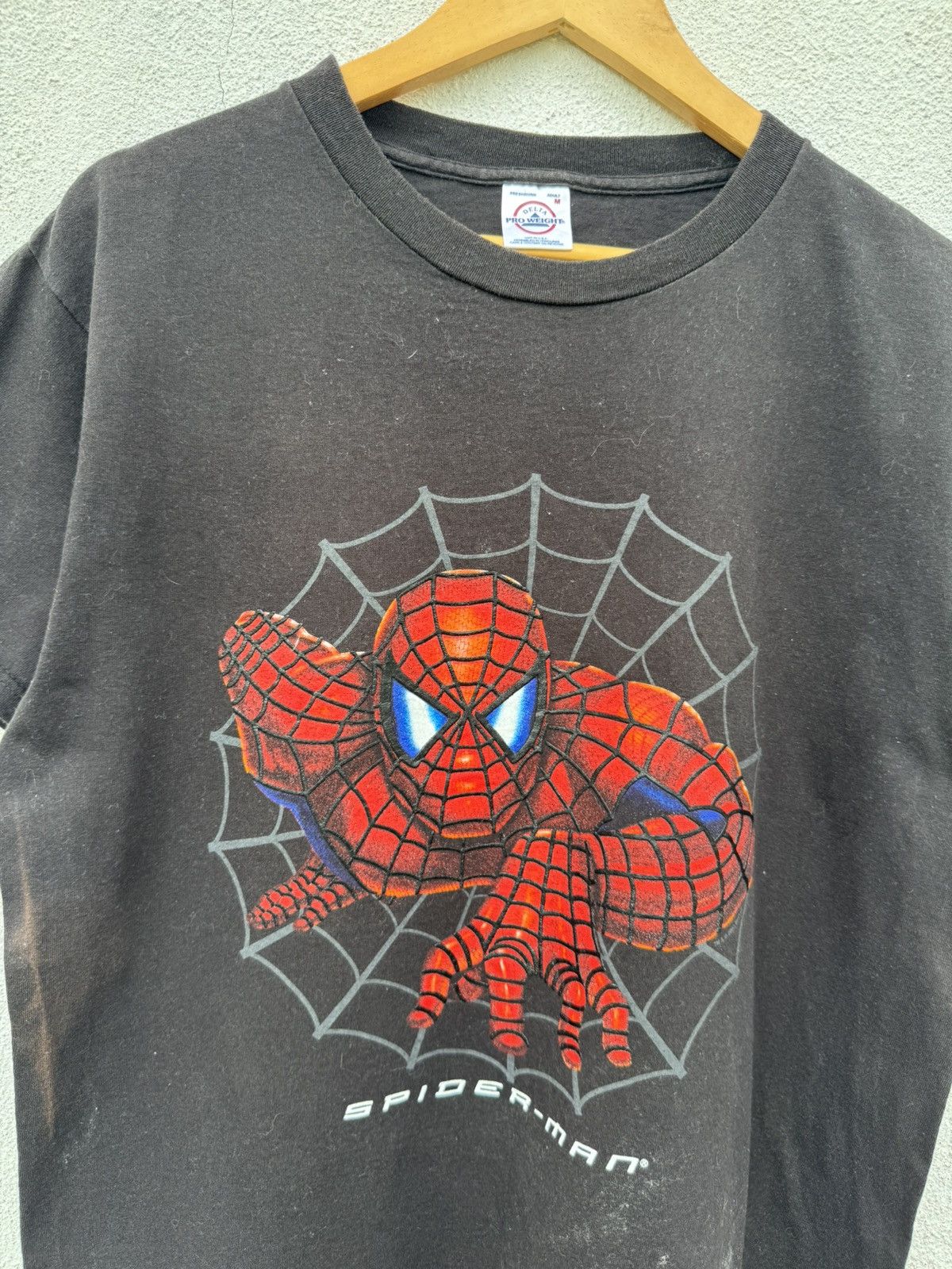 Vintage Faded Vintage Spider Man 1 2002 Movie Promo Tees Size US M / EU 48-50 / 2 - 2 Thumbnail