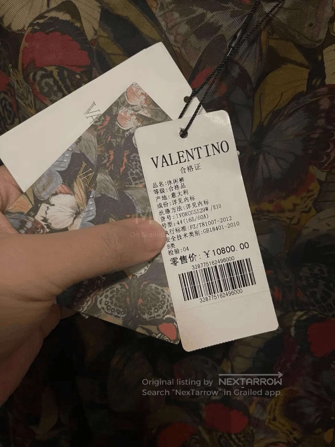 Valentino Sz 44 Valentino Butterfly Pattern Trousers. Size US 28 / EU 44 - 8 Thumbnail