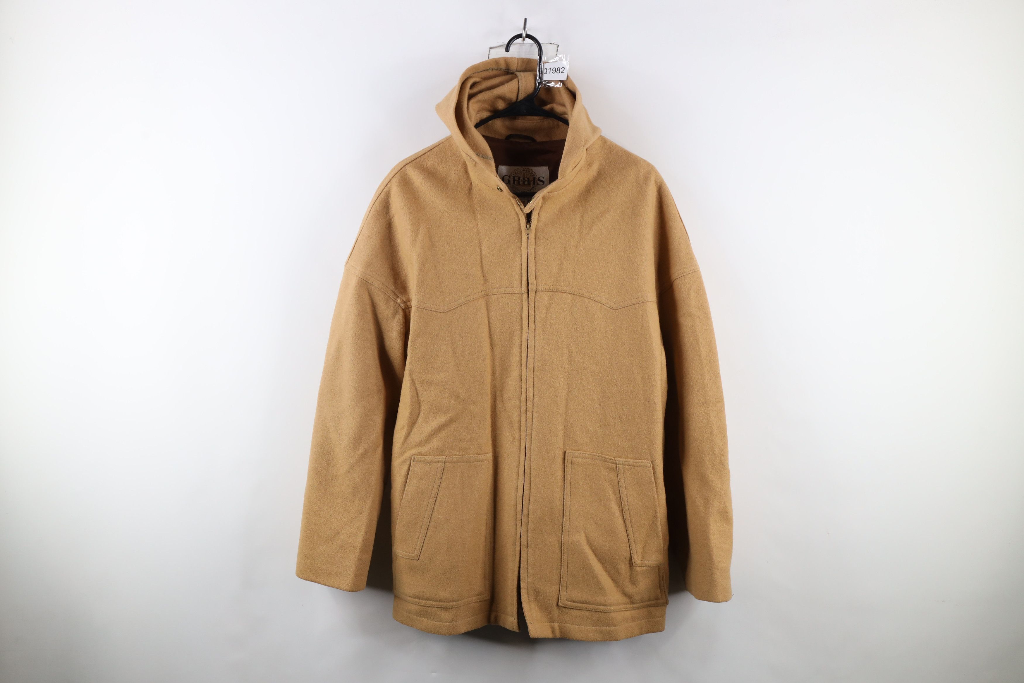 Vintage Vintage 60s 70s Streetwear Full Zip Hooded Parka Jacket Size US L / EU 52-54 / 3 - 1 Thumbnail