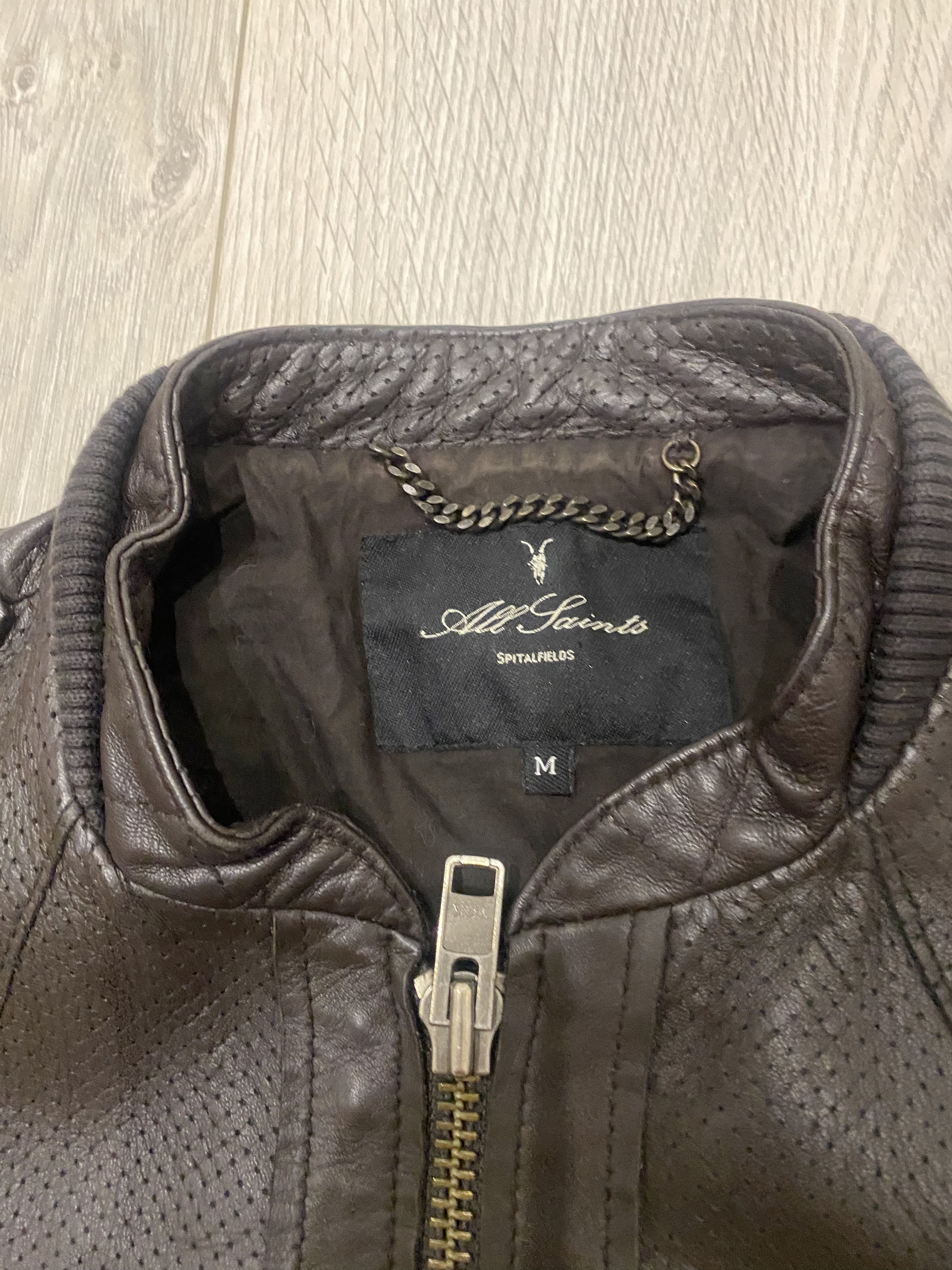 Allsaints Allsaints Leather Biker Bomber Jacket Size US M / EU 48-50 / 2 - 3 Thumbnail