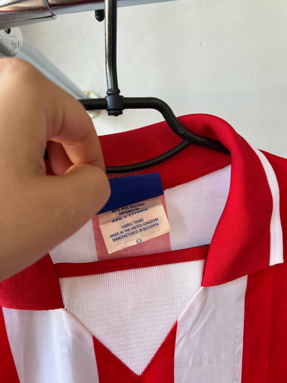 Vintage 1995/96 VIKTORIA ZIZKOV #70 UMBRO MATCH WORN SOCCER JERSEY Size US XXL / EU 58 / 5 - 7 Thumbnail