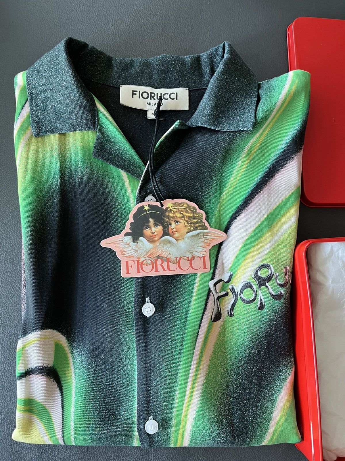 Fiorucci Limited Rare Brand New Runway Fiorucci Angel 👼 Tencel Shirt Size US M / EU 48-50 / 2 - 5 Thumbnail