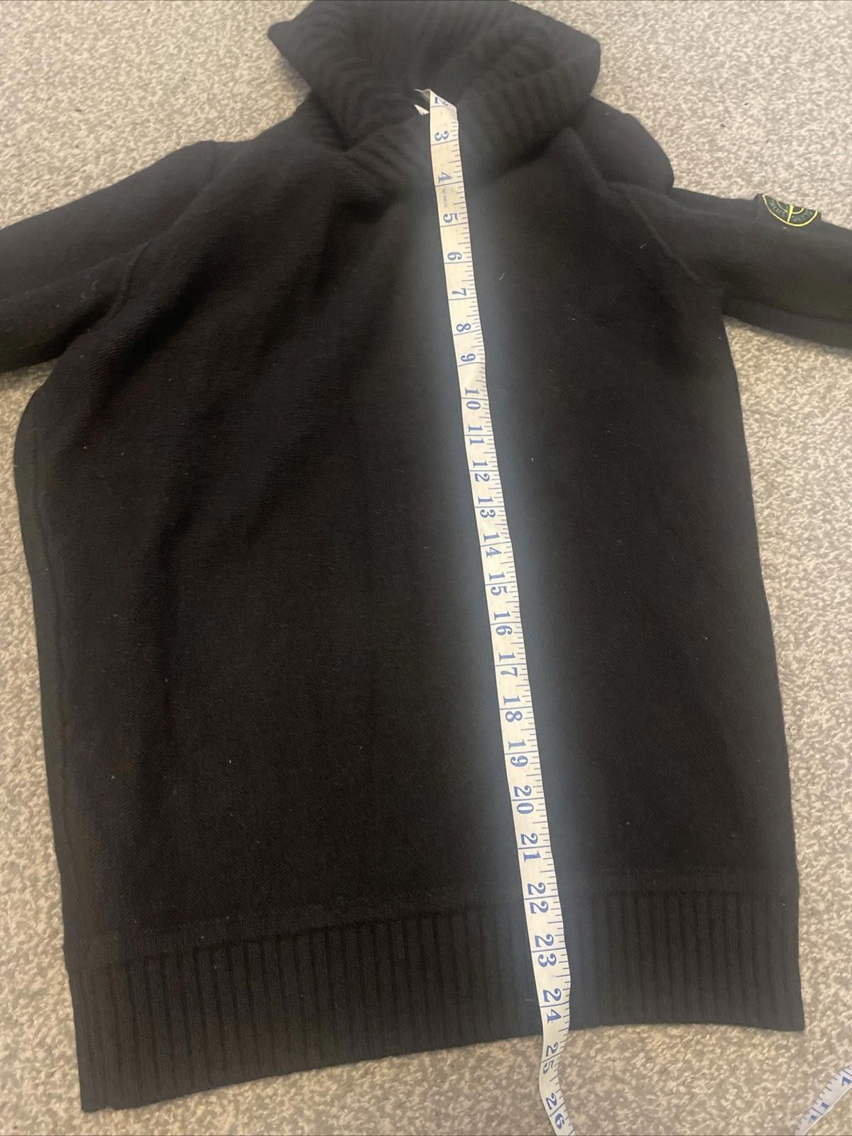 Stone Island Stone Island Wool Turtle Neck Black Sweater Jumper Small Size US S / EU 44-46 / 1 - 7 Thumbnail