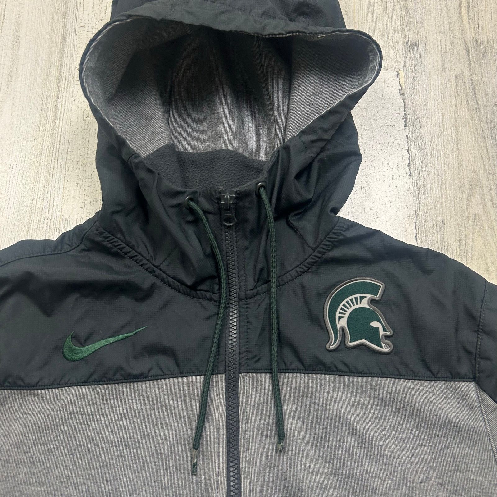 Nike Nike Michigan State Spartans Zip-Up Hoodie Size US M / EU 48-50 / 2 - 7 Thumbnail