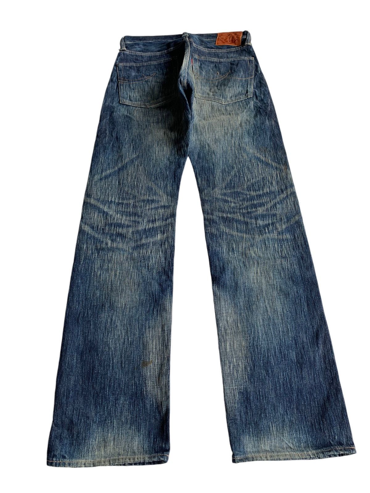 Japanese Brand × Kapital × Vintage ETERNAL SELVEDGE BUTTON FLY RUSTY JAPANESE DENIM Size US 30 / EU 46 - 4 Thumbnail
