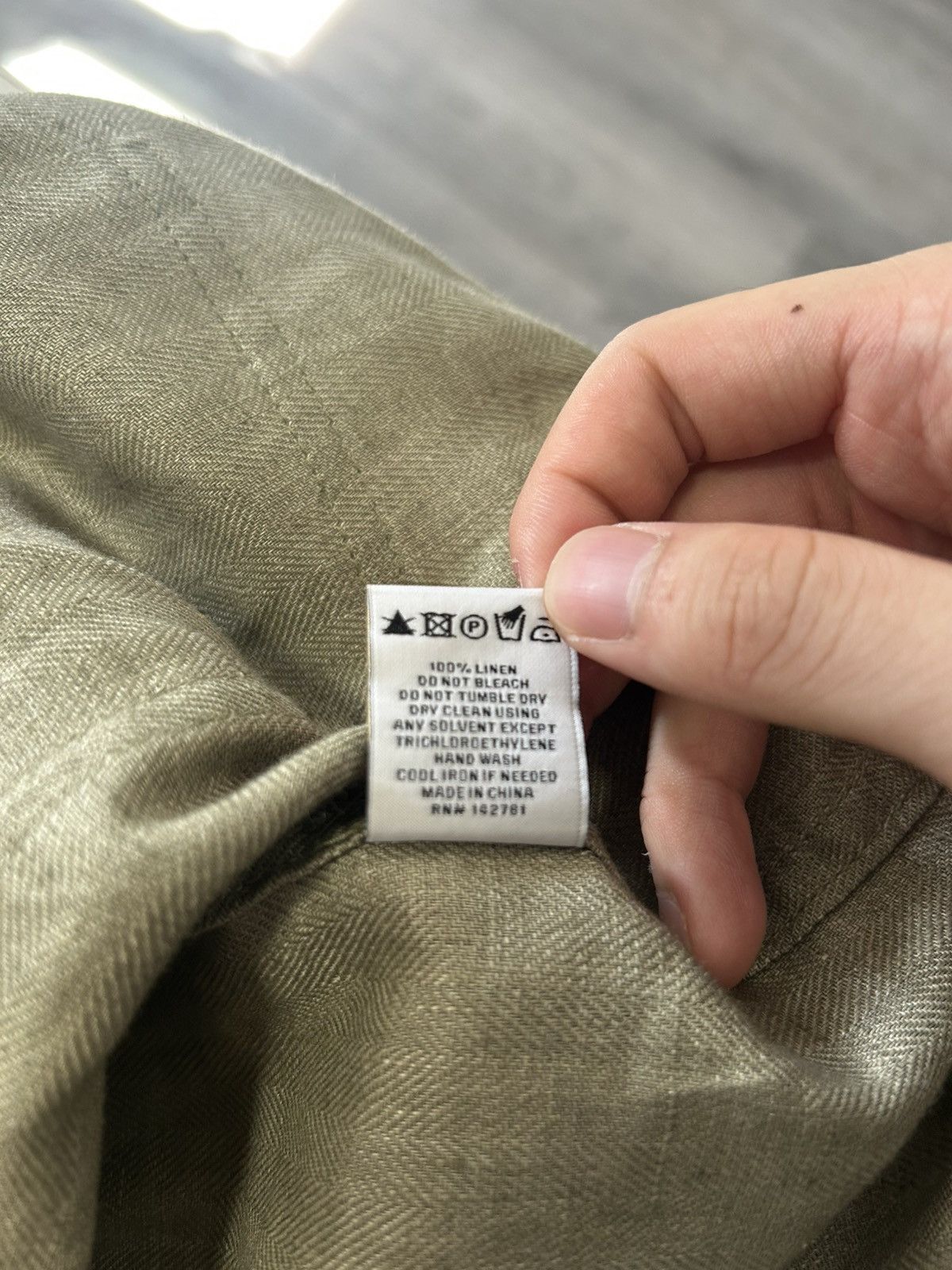 Aime Leon Dore Aimé Leon Dore Linen Chore Jacket (Olive/M) Size US M / EU 48-50 / 2 - 2 Thumbnail