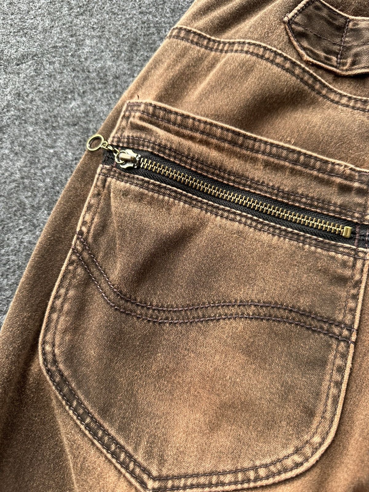 Beauty Beast × If Six Was Nine × Lee Vintage Lee Wide Leg Tapered Nice Faded Colour D254 Size US 32 / EU 48 - 12 Thumbnail