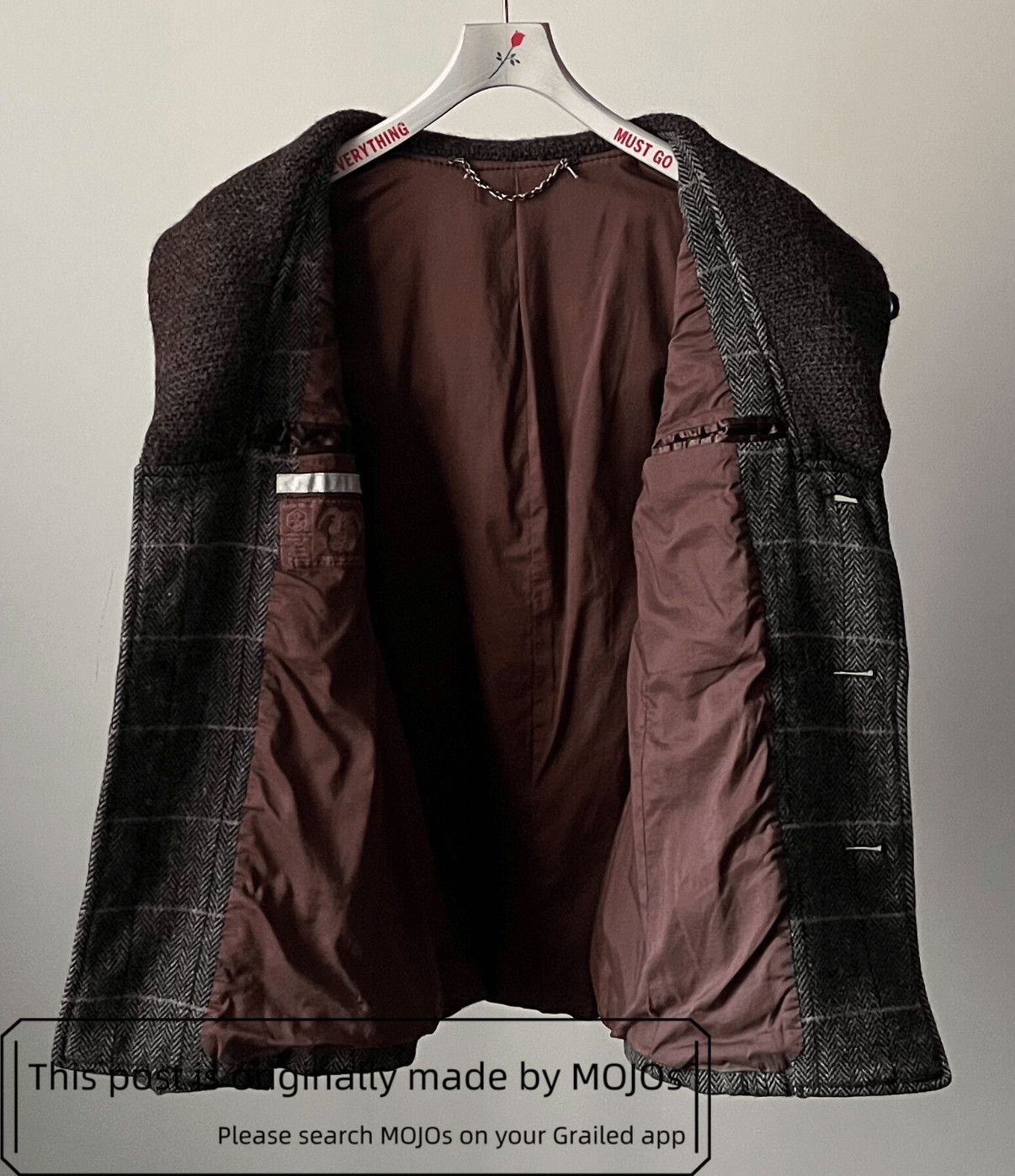 Number (N)ine Sz 2 Number Nine 02AW Patch Hunting Wool Coat mojos2515 Size US M / EU 48-50 / 2 - 4 Thumbnail