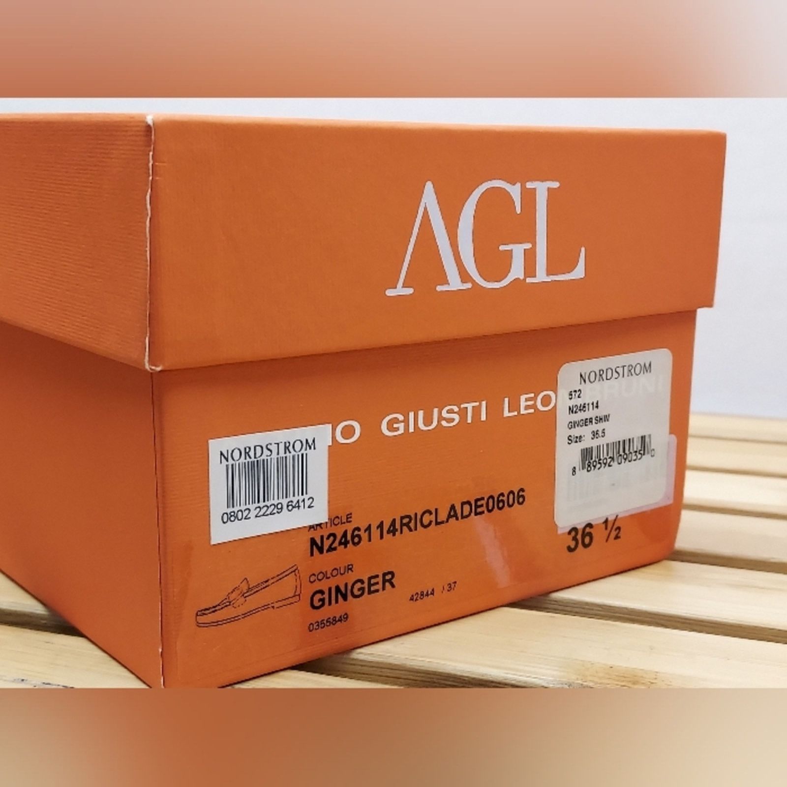 AGL AGL Womens Ginger Suede Buckle Flat Shoes Size 36.5 (6.5) Size US 6.5 / IT 36.5 - 5 Thumbnail