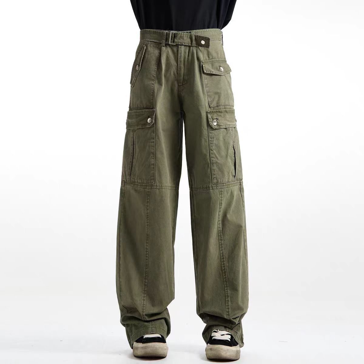 Green High Street Vintage Loose Jeans