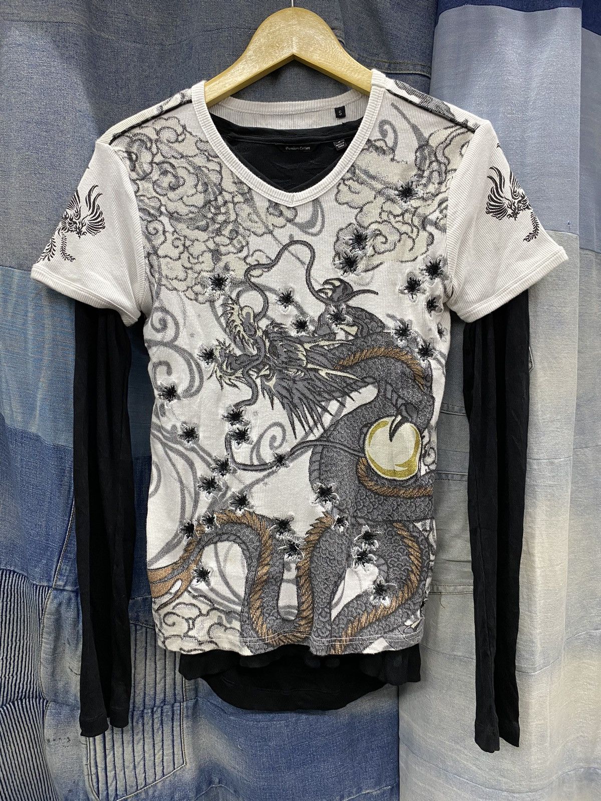 Karakuri Tamashii japanese brand dragon sukajan style 😍 Size US S / EU 44-46 / 1 - 3 Thumbnail
