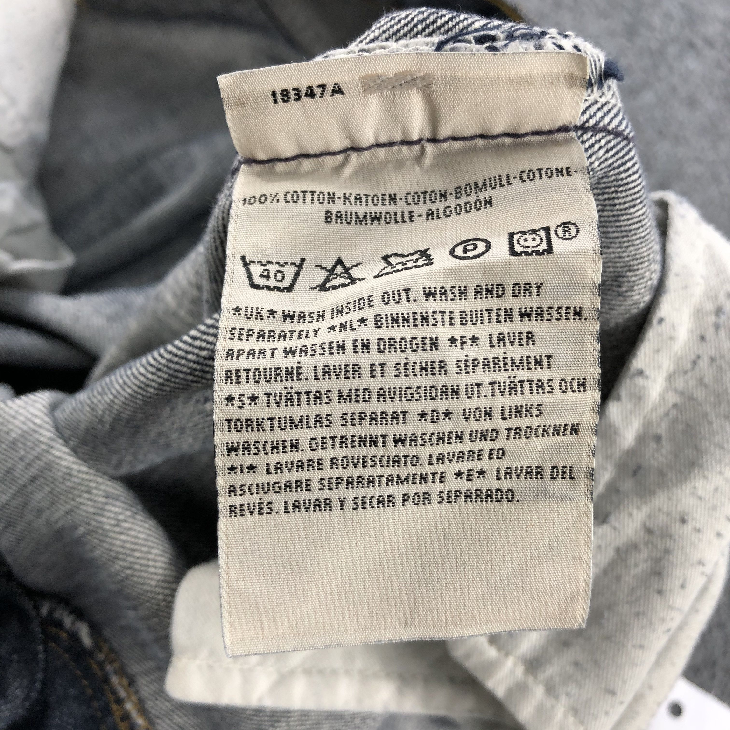 Levi's Vintage 90s Distress Levis 501 Jeans-JM1571 Size US 33 - 11 Thumbnail