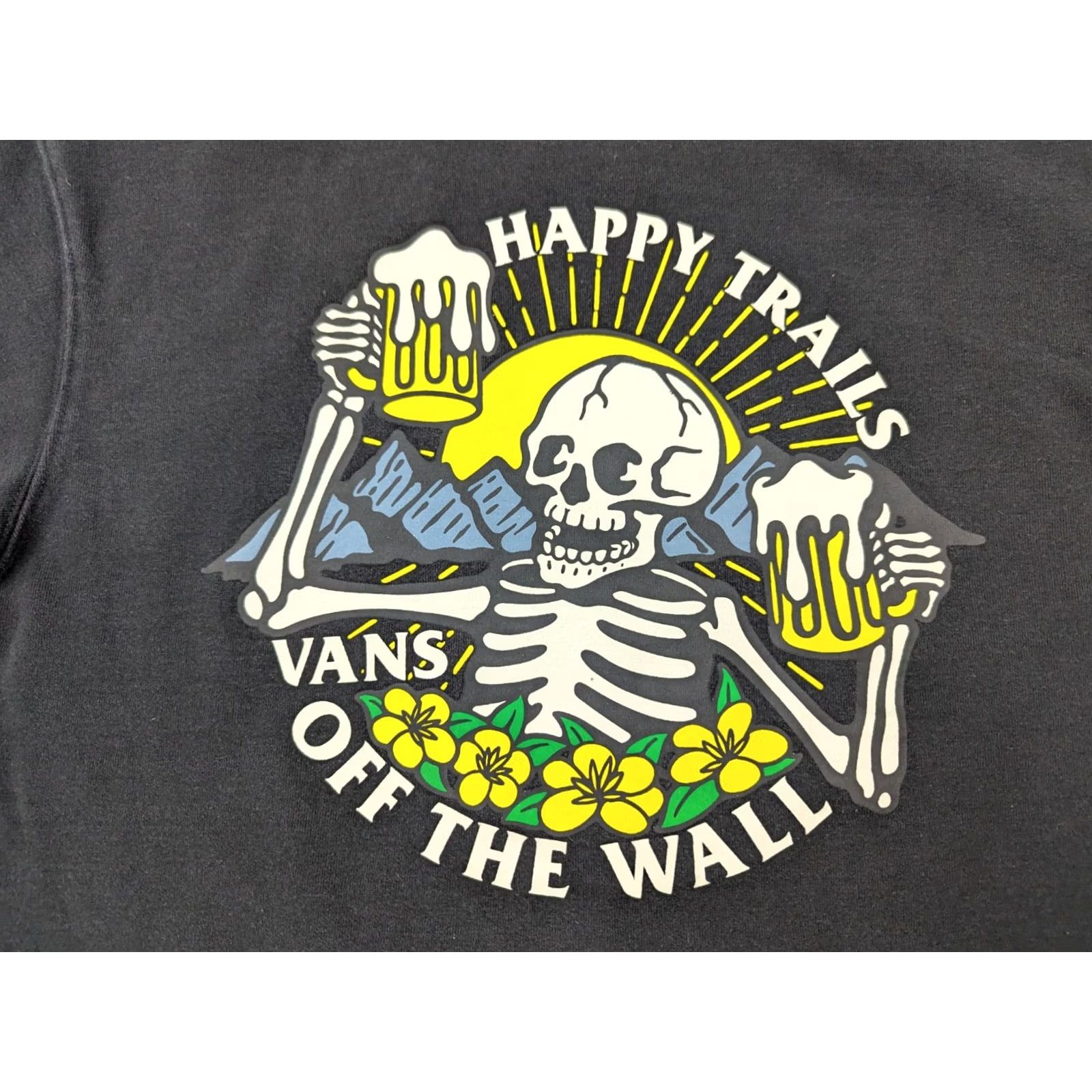 Vans Vans Hoodie Skull Graphic Black Men L Off the Wall Skateboard Jacket/Coat Size US L / EU 52-54 / 3 - 4 Thumbnail