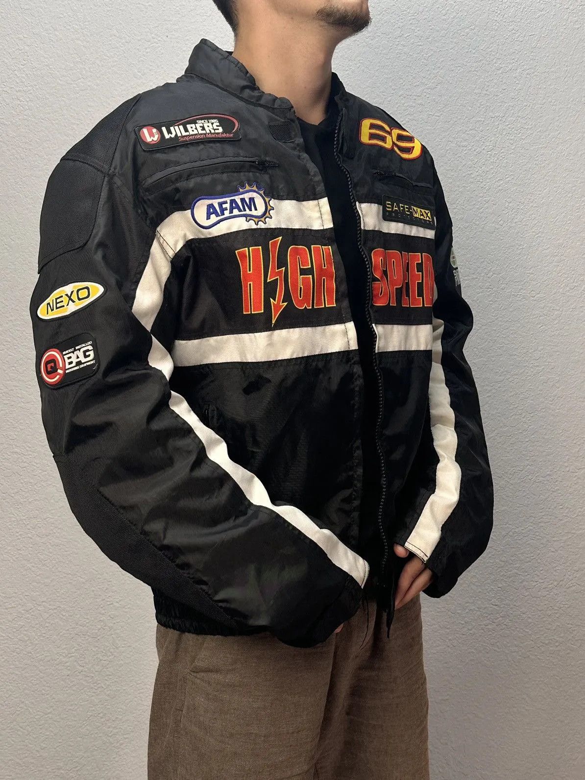 NASCAR Racing Jacket Moto Vodafone F1 Nascar Leather Red Bull Lucky Size US XXL / EU 58 / 5 - 3 Thumbnail