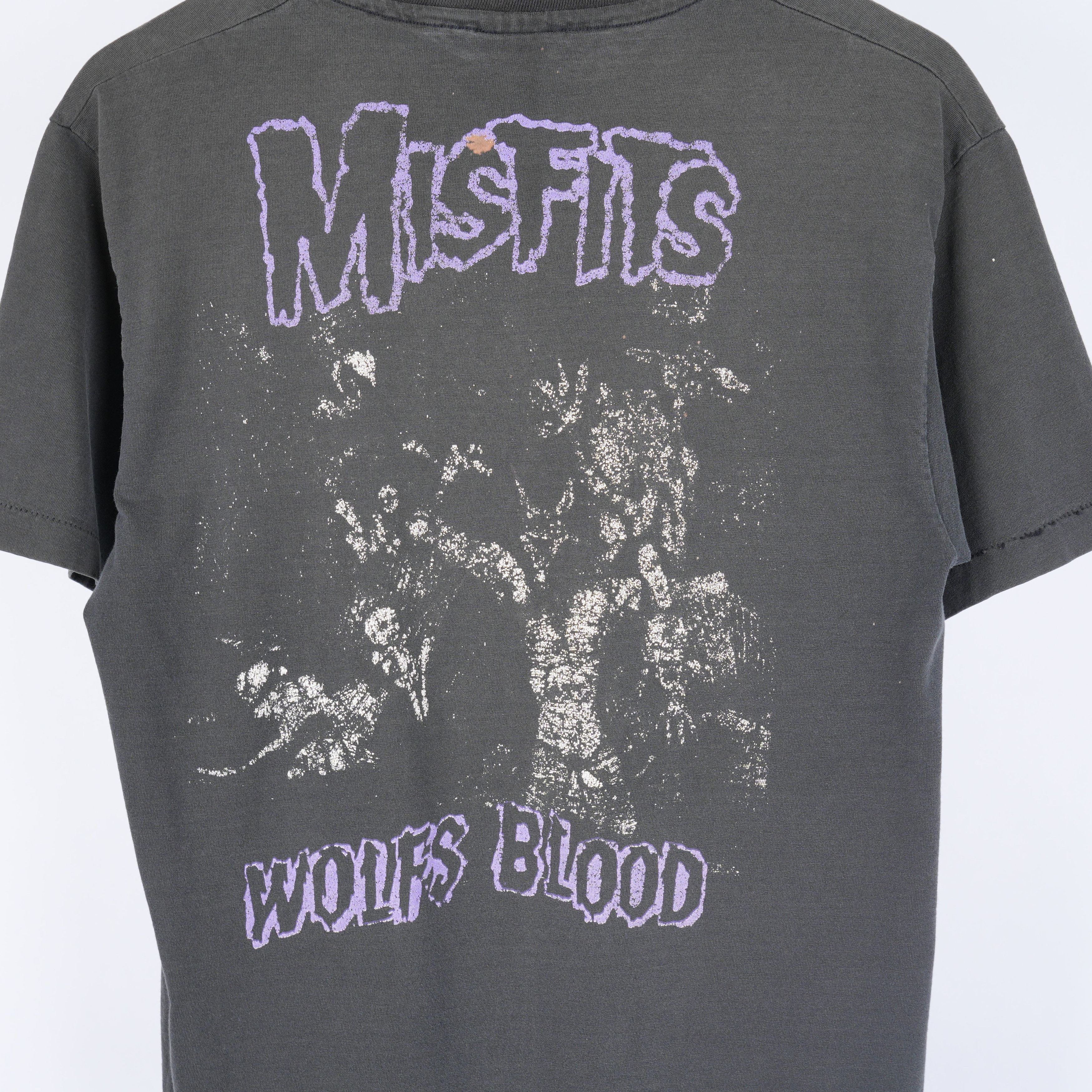 Vintage 90S MISFITS DIE DIE MY DARLING FADED BAND TEE Size US L / EU 52-54 / 3 - 5 Thumbnail