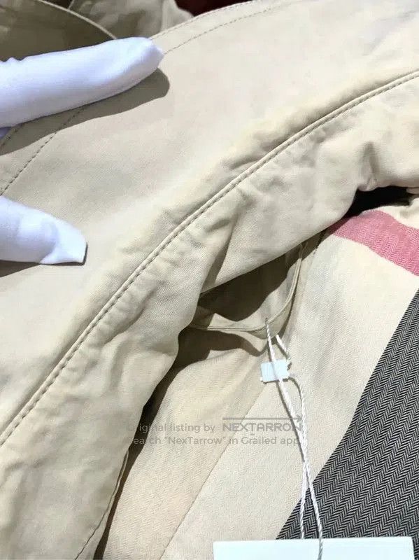 Burberry Burberry Ladies' Khaki Cotton Trench Coat. Size S / US 4 / IT 40 - 8 Thumbnail