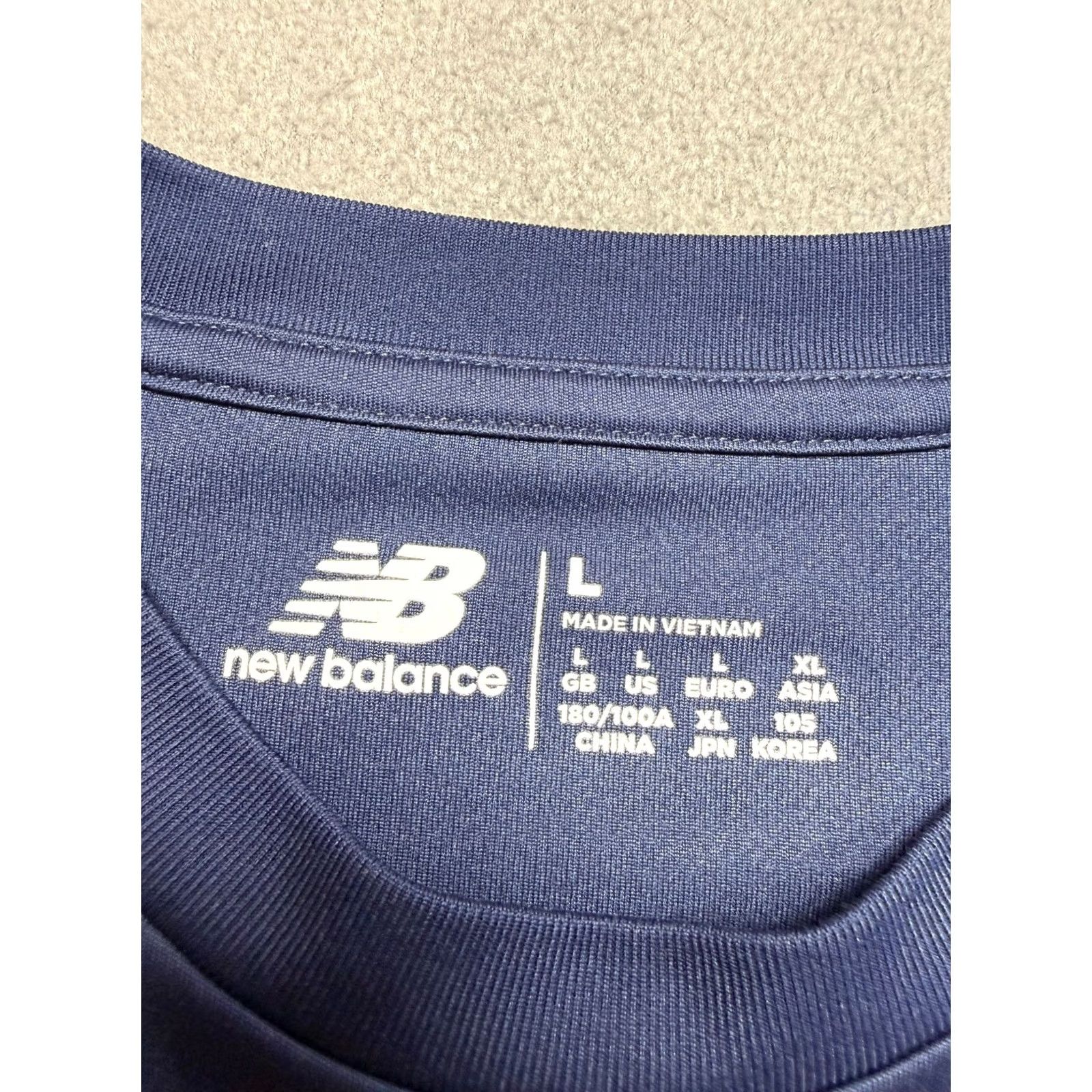 New Balance New Balance Great Britain Cycling Team Shirt Blue mens size L Size US L / EU 52-54 / 3 - 6 Thumbnail